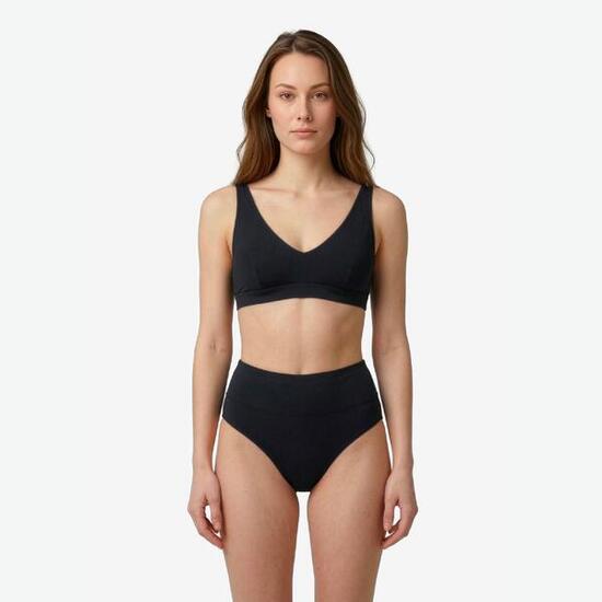 Bas de maillot de bain menstruel taille haute