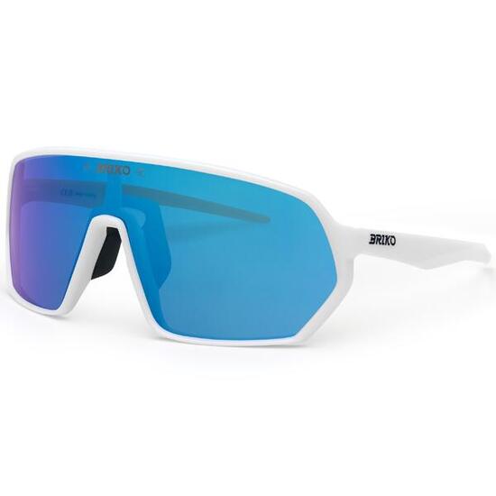 Occhiali da sole ciclismo Briko MIND REVO White bianchi