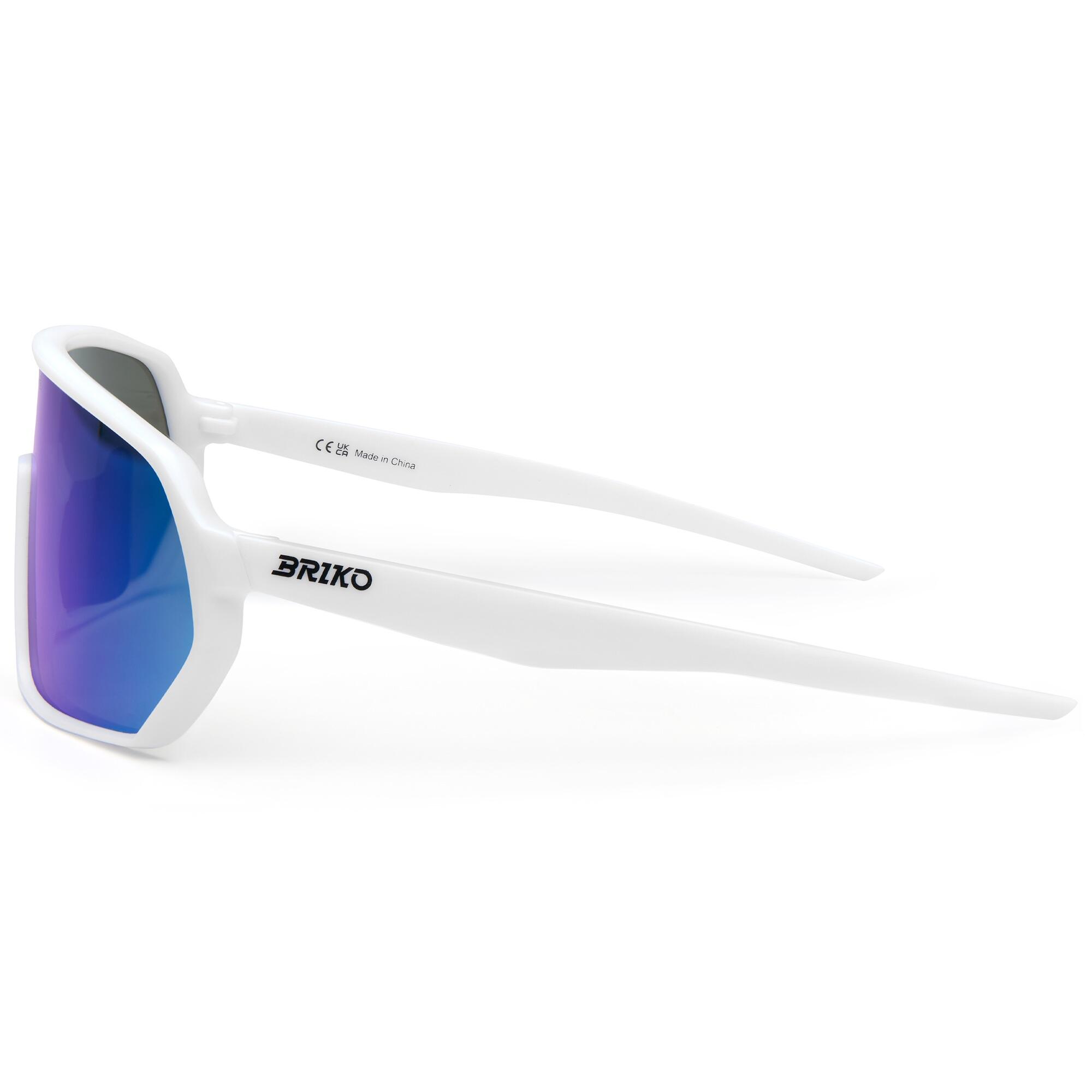 Occhiali da sole ciclismo Briko MIND REVO White bianchi 3/3