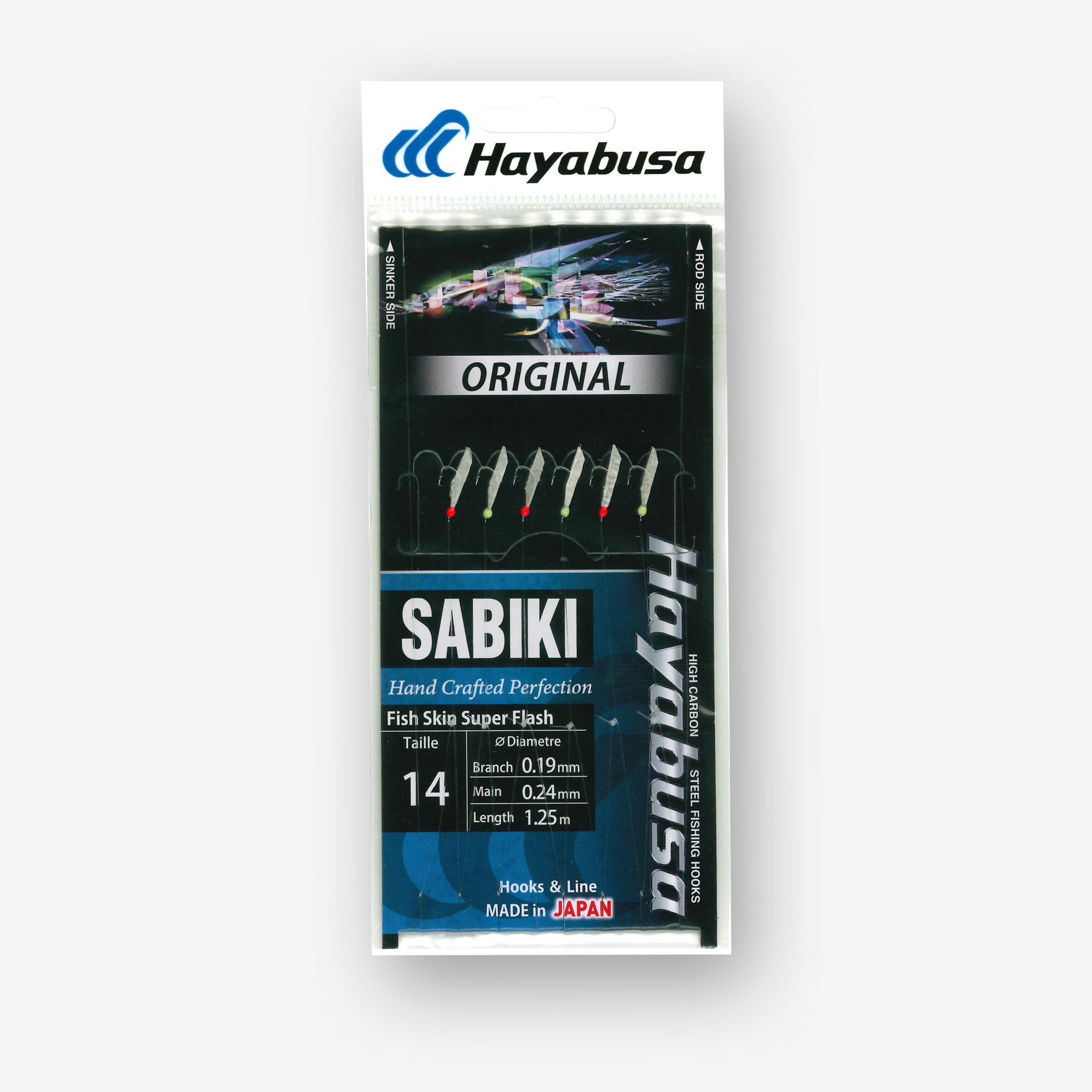 HAYABUSA Sabiki Fish Skin Super Flash T14 mitraillette