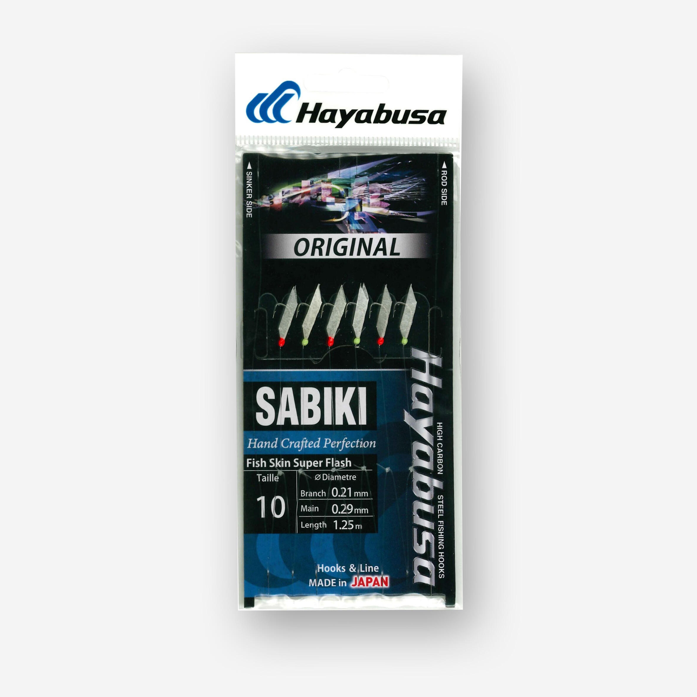 HAYABUSA Sabiki Fish Skin Super Flash T10 mitraillette