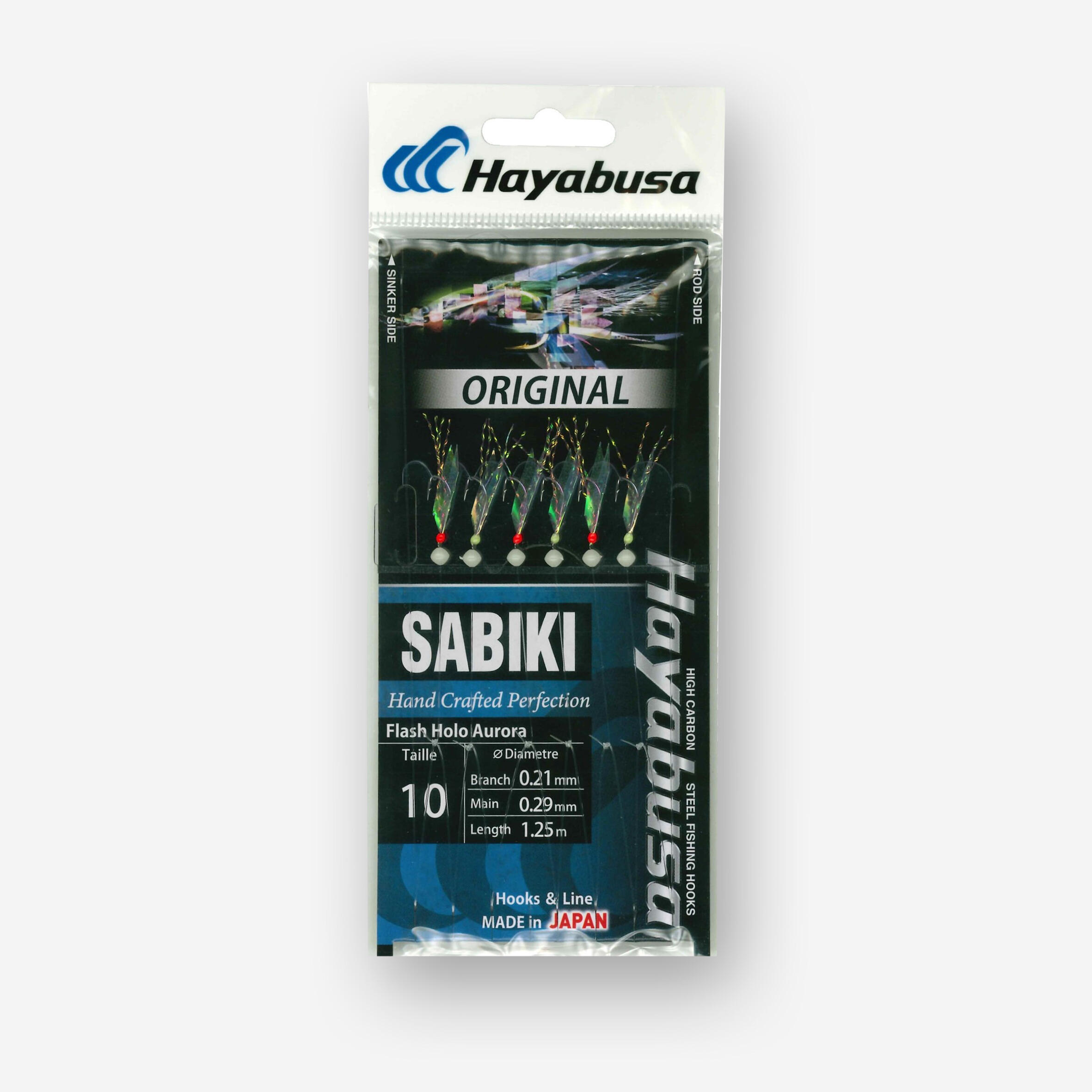 HAYABUSA Sabiki Flash Holo Aurora T10 mitraillette