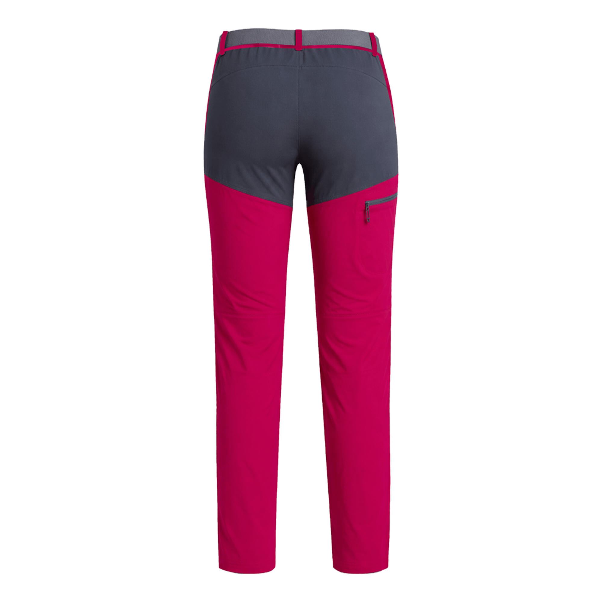 Pantalón de montaña y trekking Mujer Trangoworld Oteros rojo 3/4
