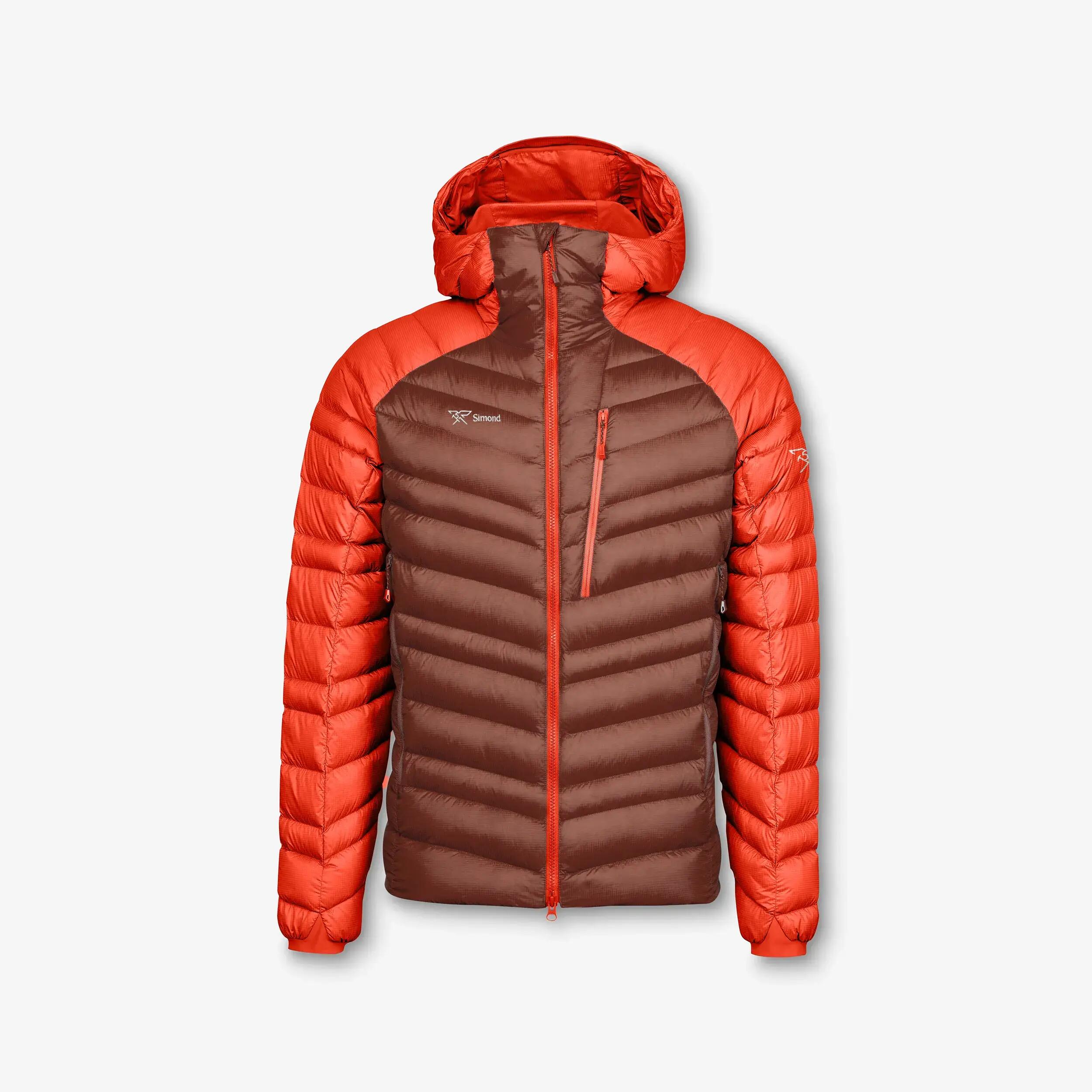 Doudoune à capuche en duvet -12°C homme, Alpinism rouge 12/12