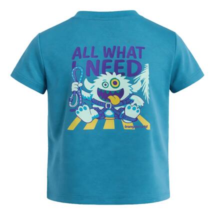 Camiseta de montaña y trekking manga corta niños Trangoworld Lezana
