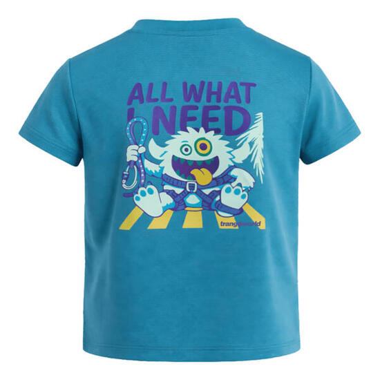 Camiseta de montaña y trekking manga corta niños Trangoworld Lezana