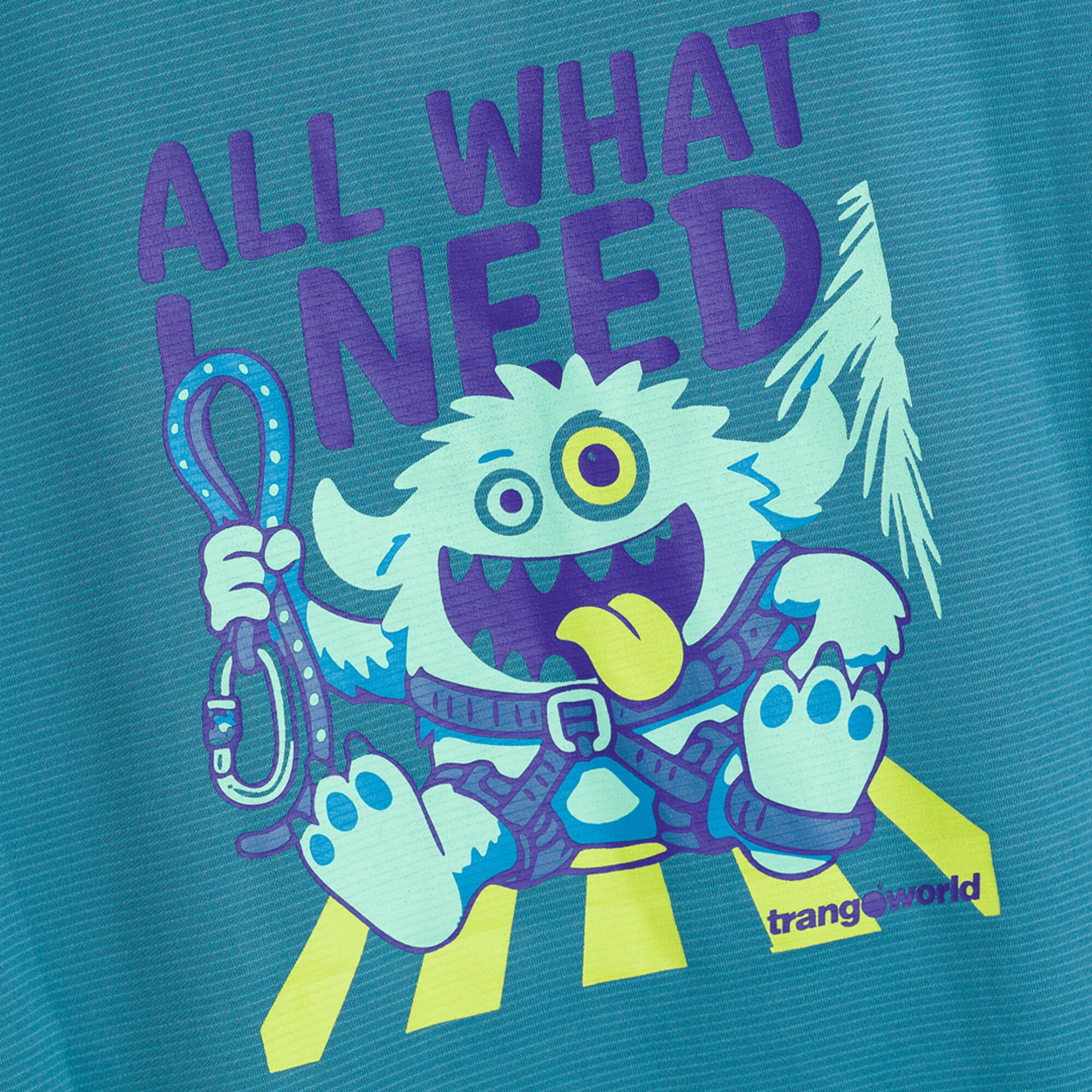 Camiseta de montaña y trekking manga corta niños Trangoworld Lezana 3/3
