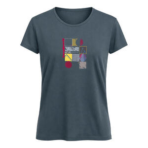 Camiseta de montaña y trekking manga corta mujer Trangoworld Beringen