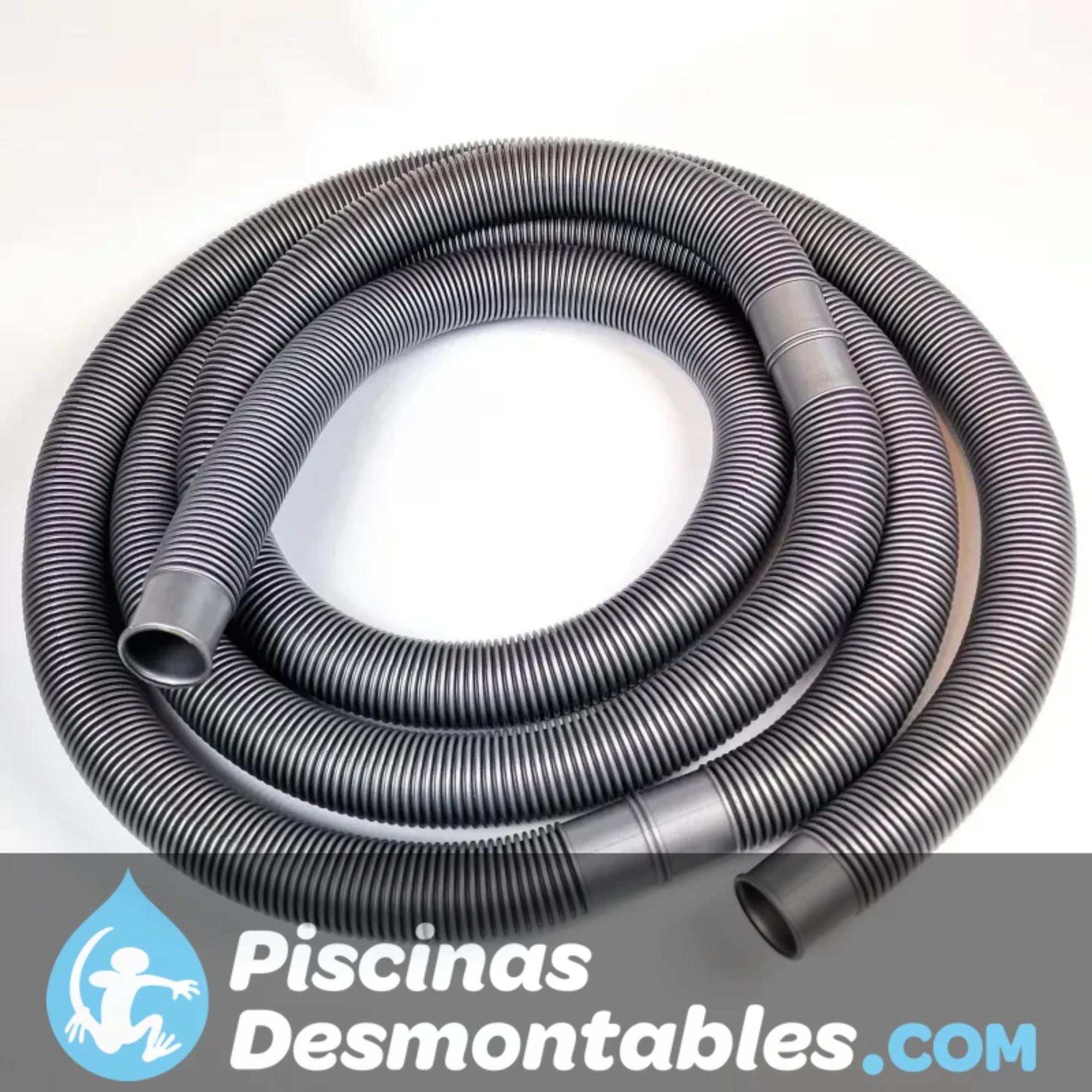 Piscina Desmontable ovalada color antracita 610 x 375 x 132 cm de acero GRE - CD 4/10