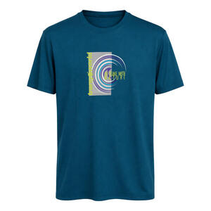 Camiseta de montaña y trekking manga corta hombre Trangoworld Capelle Azul