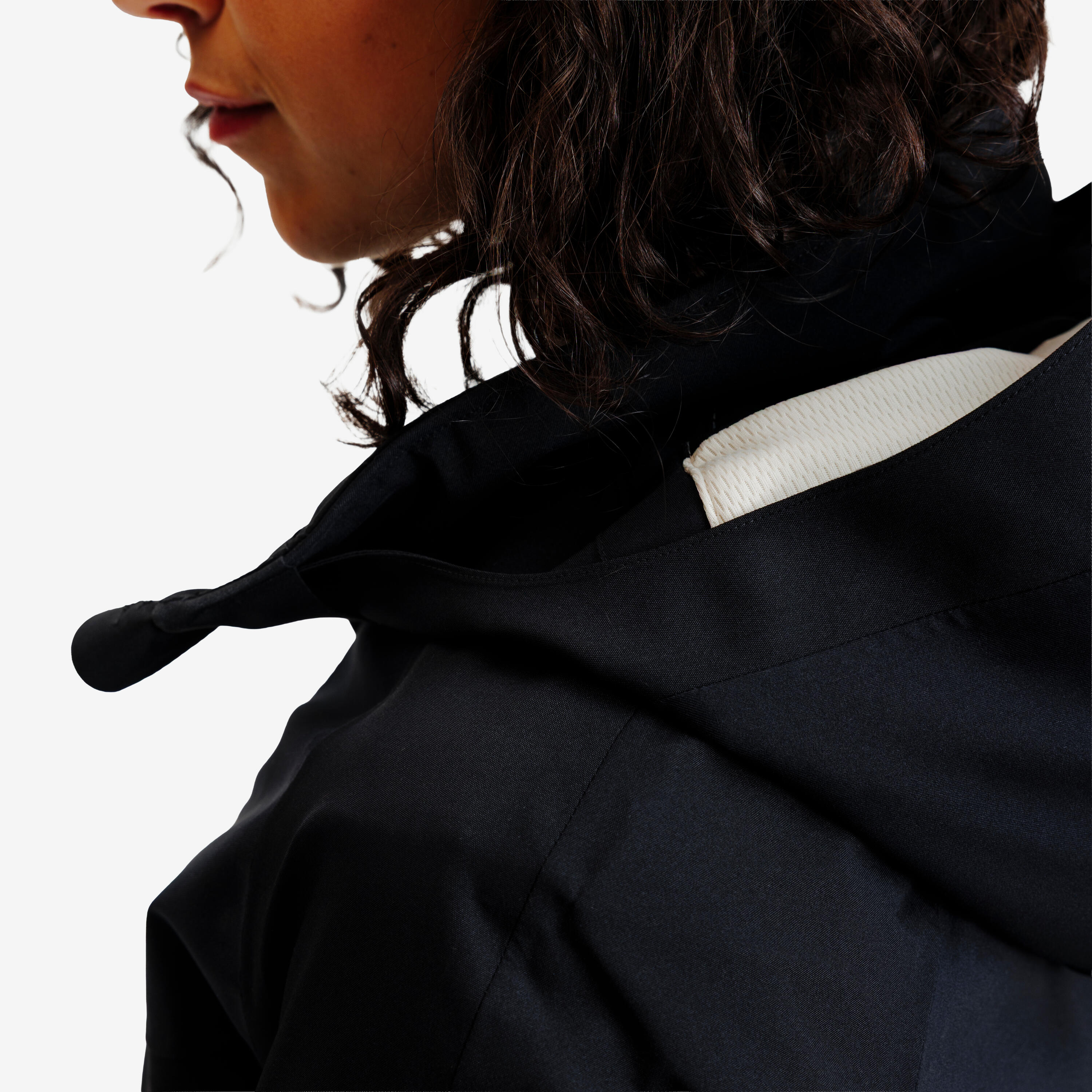 Veste chaude équitation femme - hiver -  900 noir 9/13