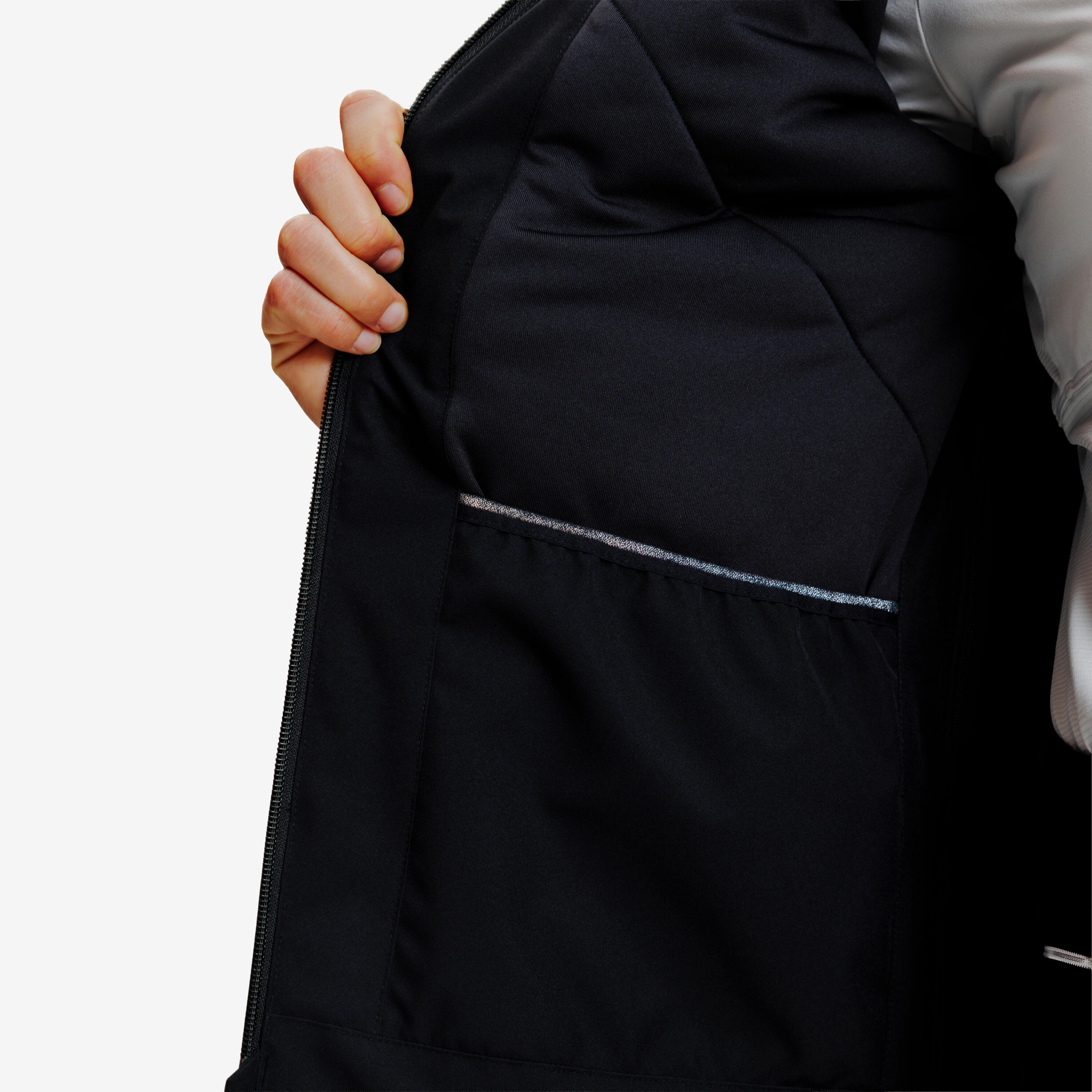 Veste chaude équitation femme - hiver -  900 noir 11/13