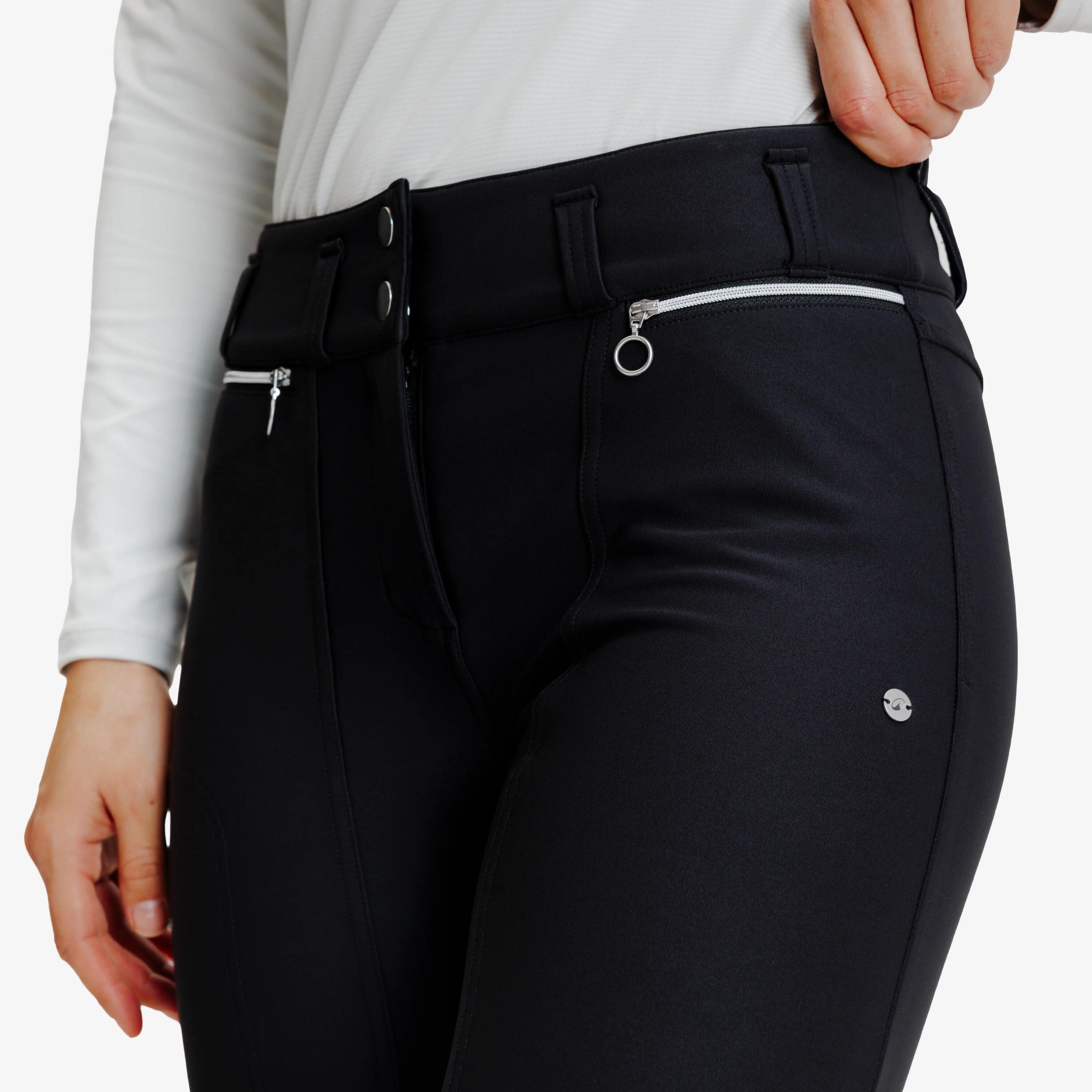 Calças de Equitação quentes Full Grip Mulher - Inverno 900 preto 2/12
