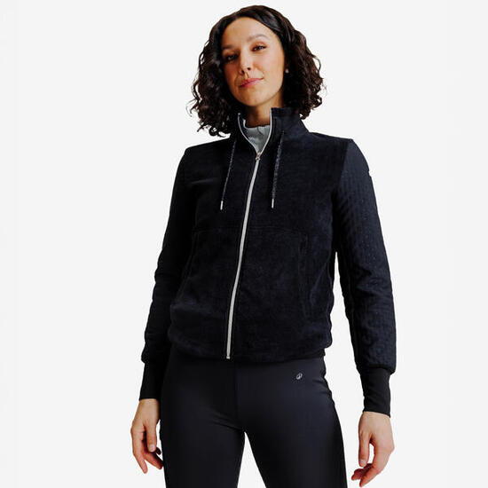 Bluza jeździecka damska Fouganza 500 ciepła