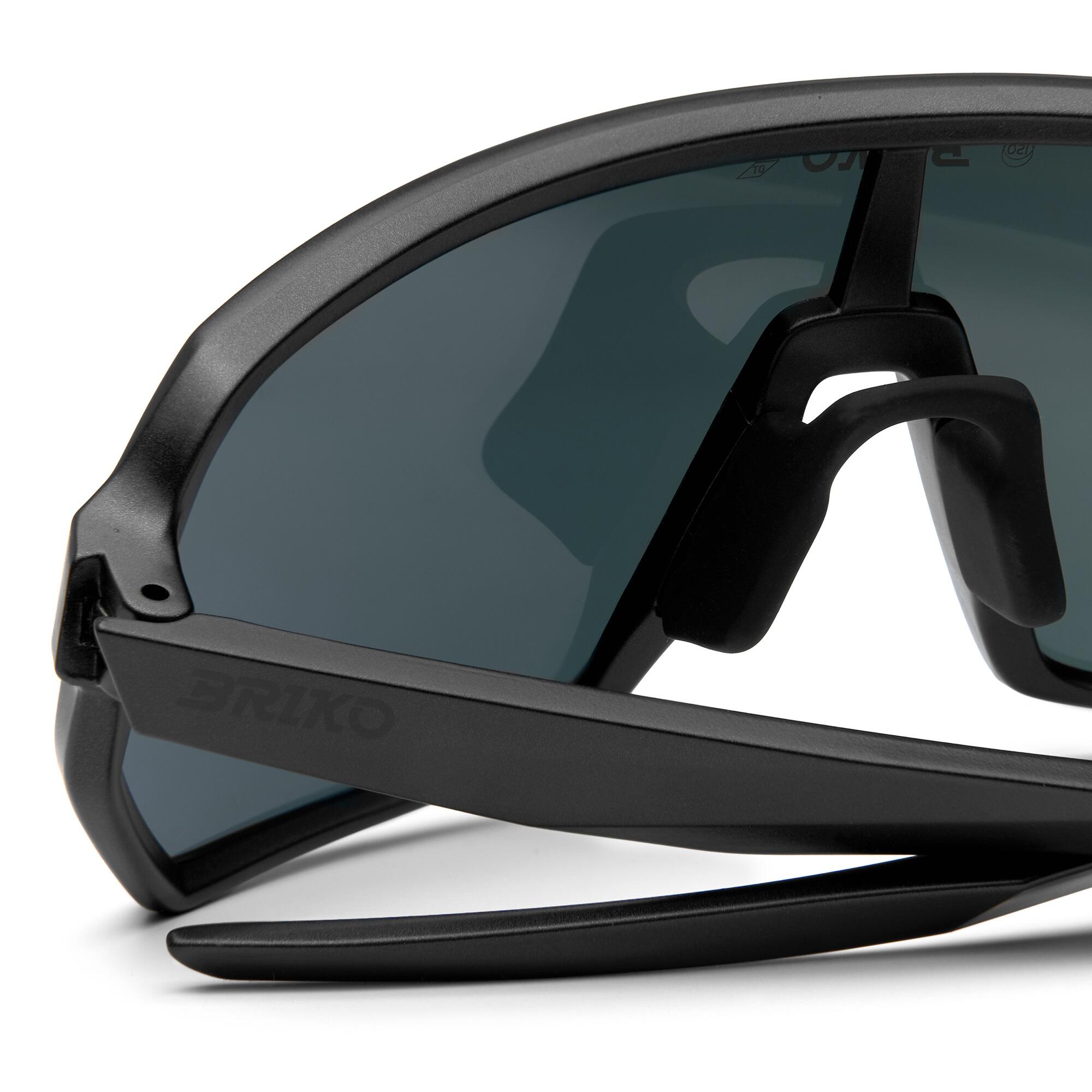 Occhiali da sole ciclismo Briko MIND REVO Black Metallic neri 4/4