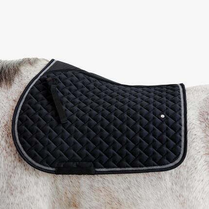 Tapis de selle équitation cheval - 900 noir