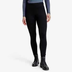 Leggings Equitación 100 Mujer Negro