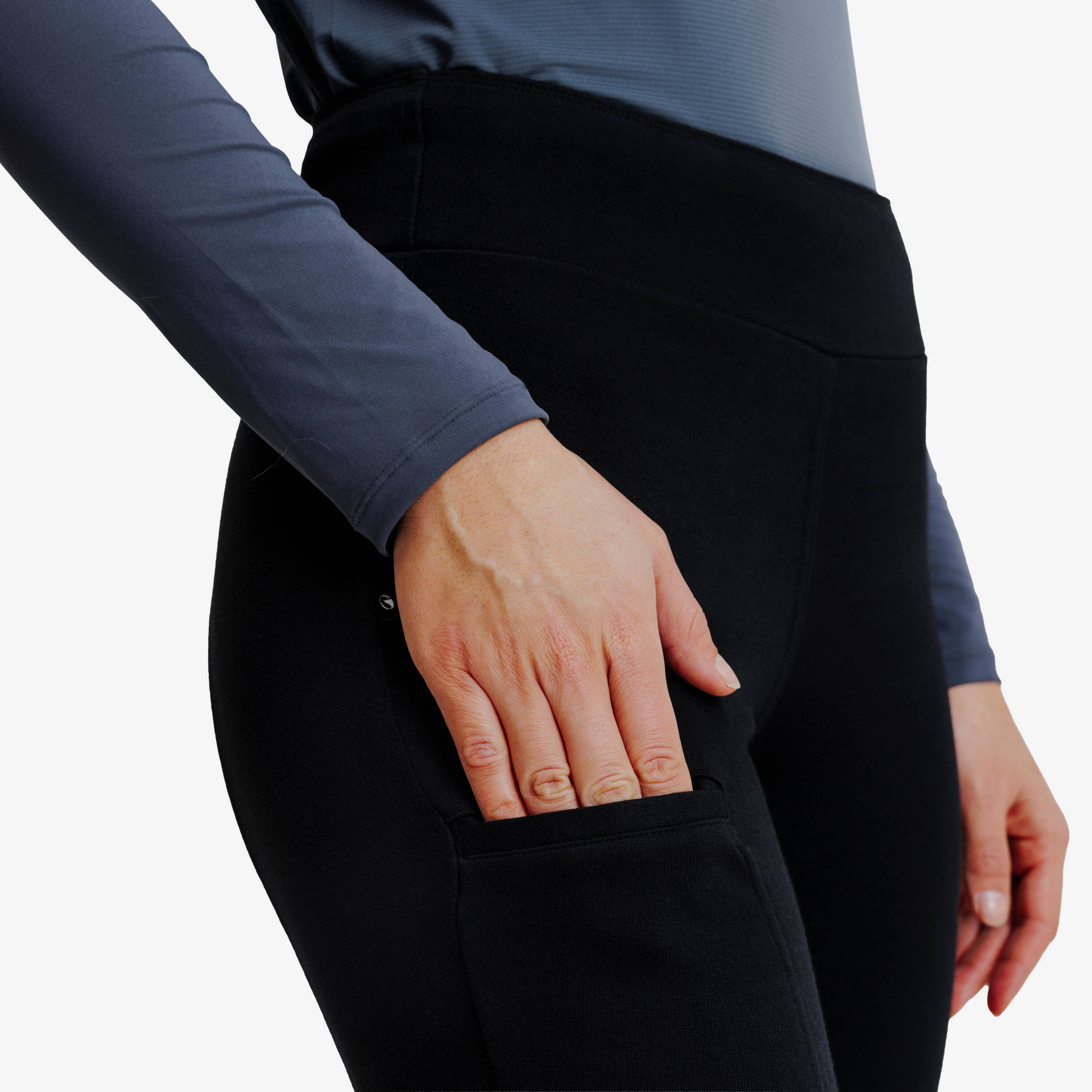 Women's Horse Riding Leggings 100 - Black -  4