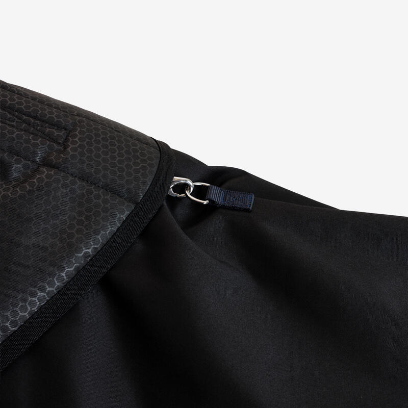 Protecţie gât Echitaţie impermeabilă Allweather 200 grame Negru Cal