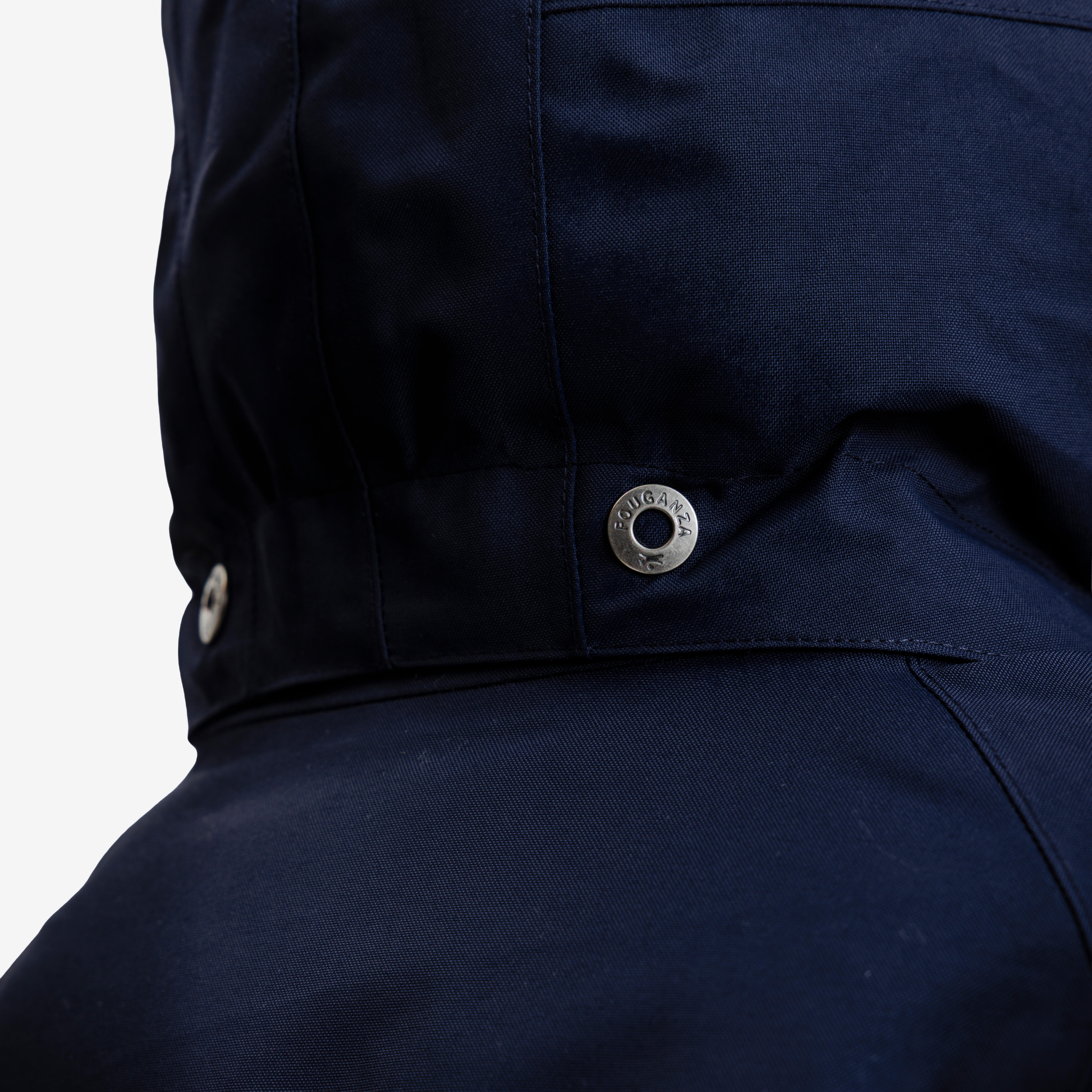 Parka d’équitation imperméable chaud enfant – 500 bleu - FOUGANZA