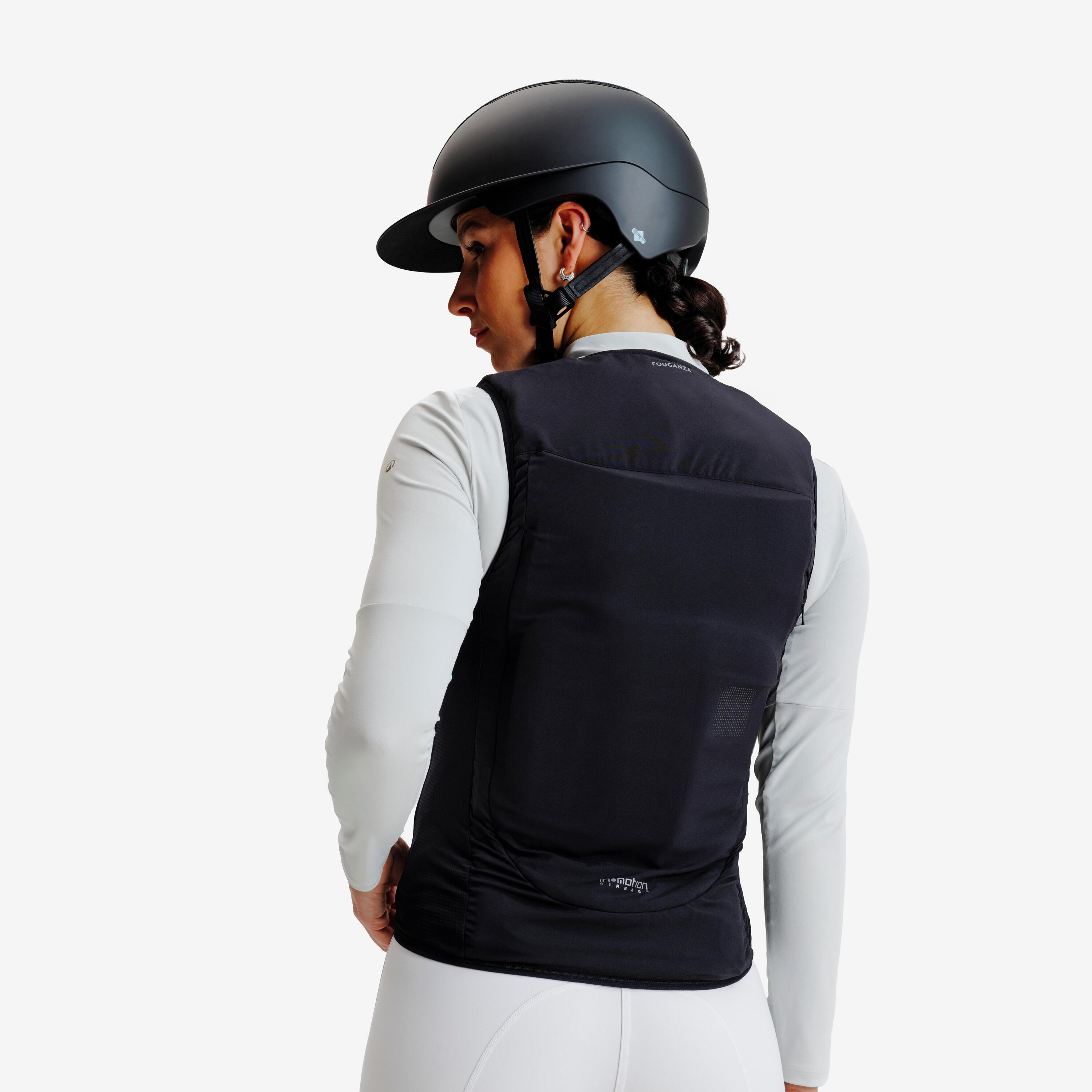 Gilet de protection Airbag Electronique équitation Adulte Noir 4/19