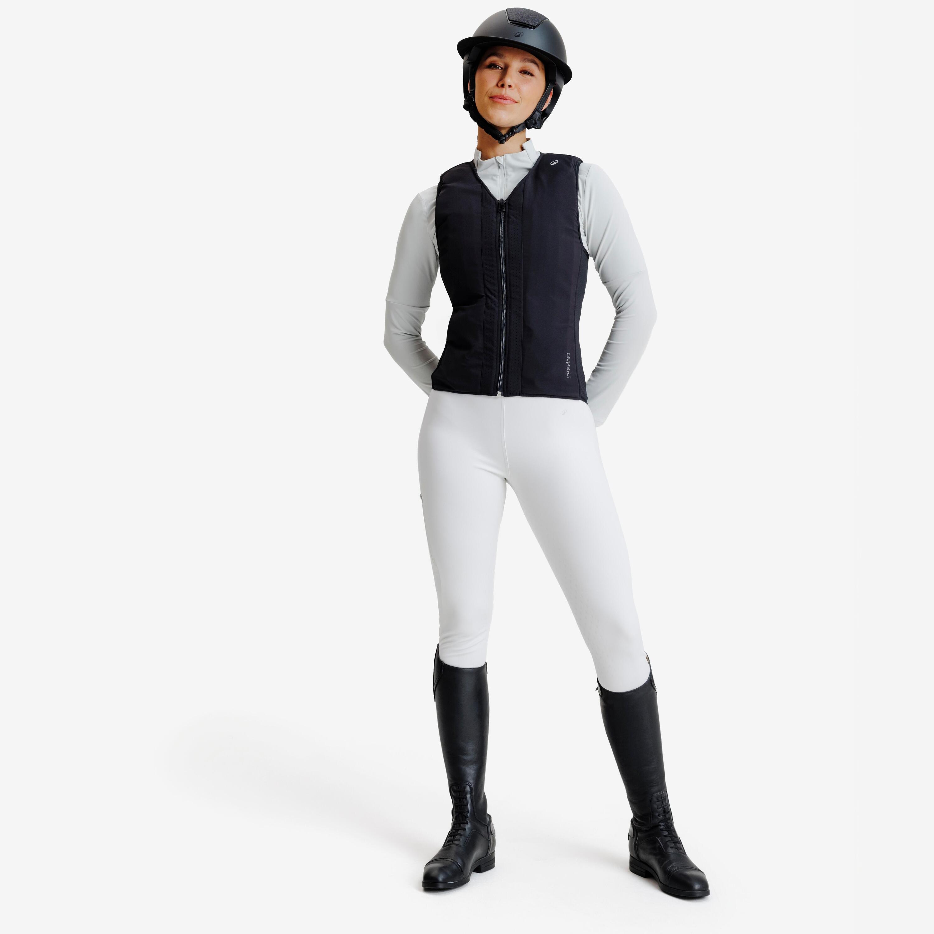 Gilet de protection Airbag Electronique équitation Adulte Noir 2/19