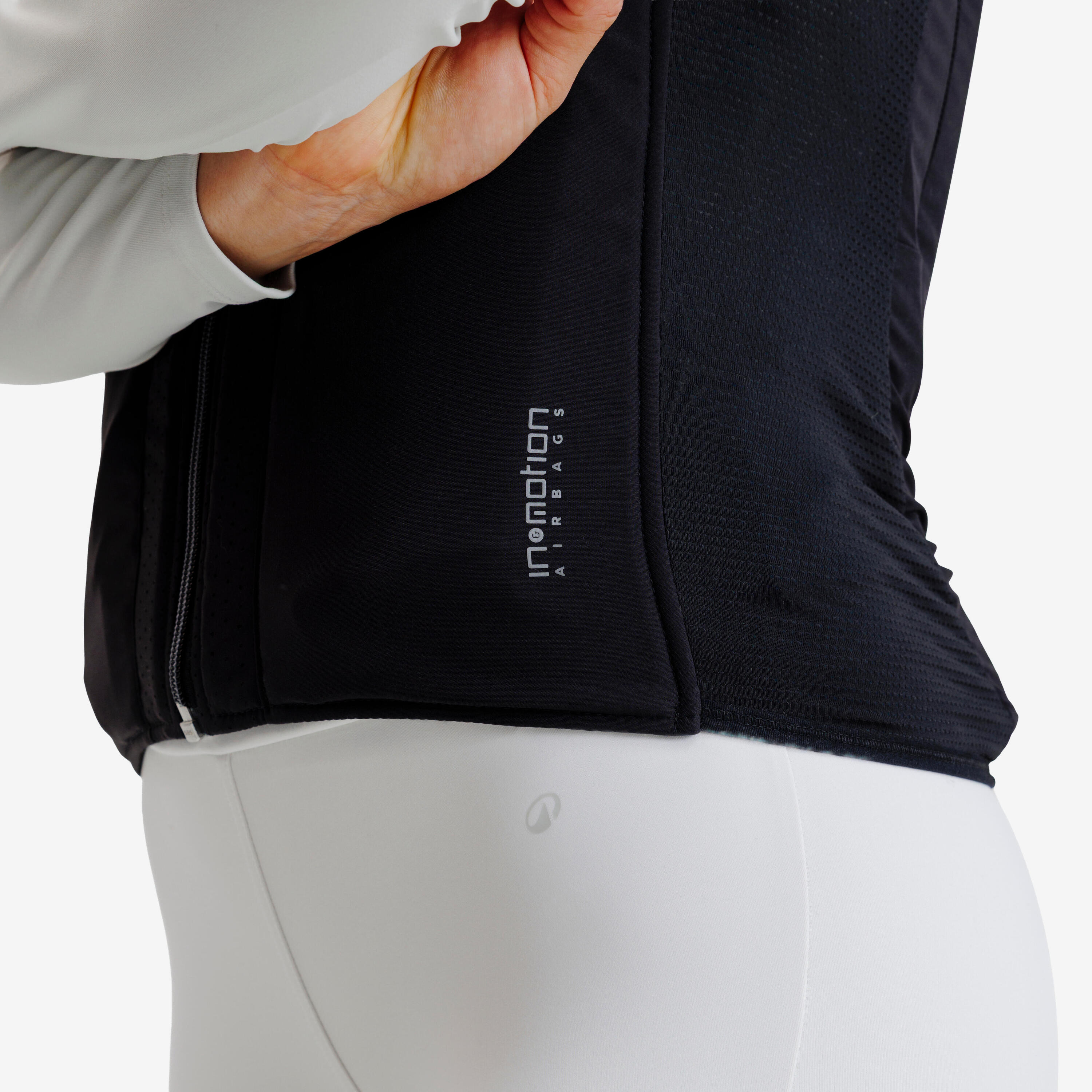 Gilet de protection Airbag Electronique équitation Adulte Noir 12/19