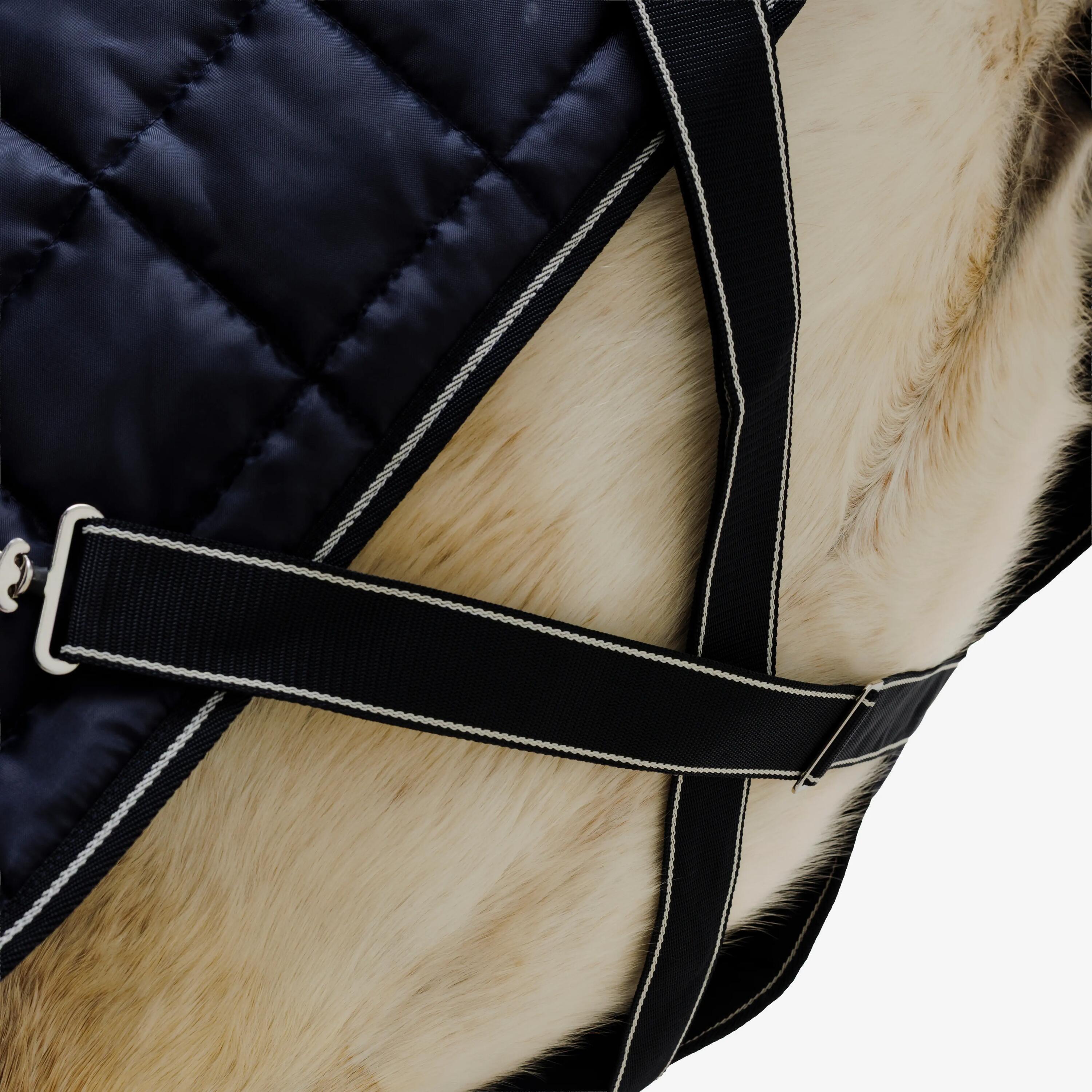 Couverture équitation écurie 200g Cheval et Poney - Combo 200 200D marine 4/6