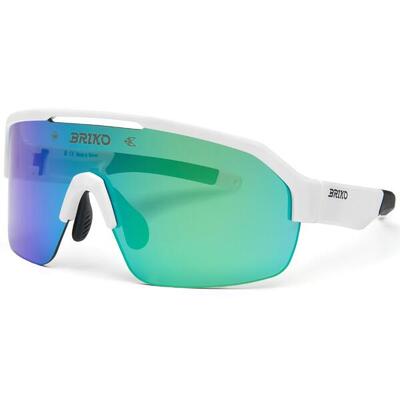 Occhiali da sole ciclismo Briko Load Revo White bianchi