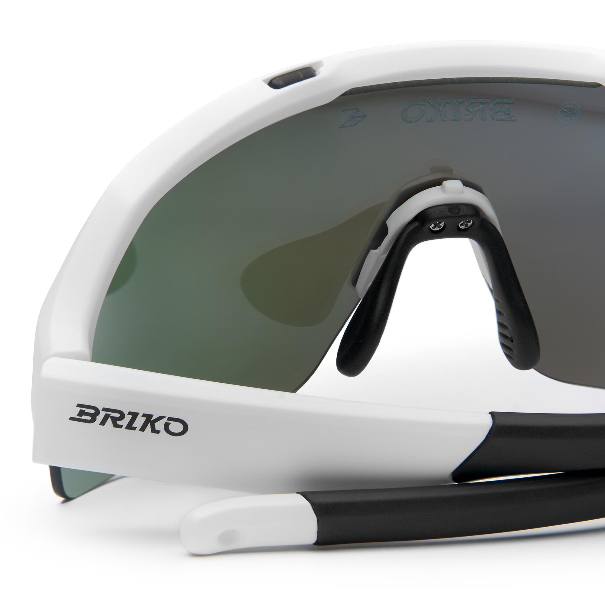 Occhiali da sole ciclismo Briko Load Revo White bianchi 4/4