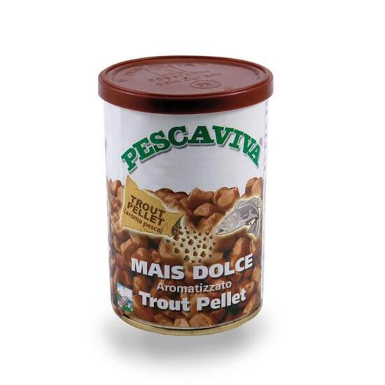 Mais pesca trota laghetto Pescaviva Trout Pellet marrone 340g pronto all'uso