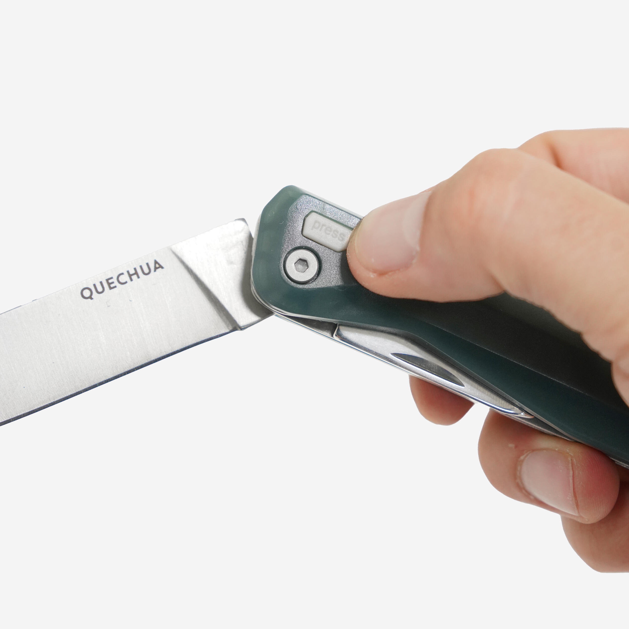 Multi-Tool Hiking Knife with Blade Lock, 500 - QUECHUA