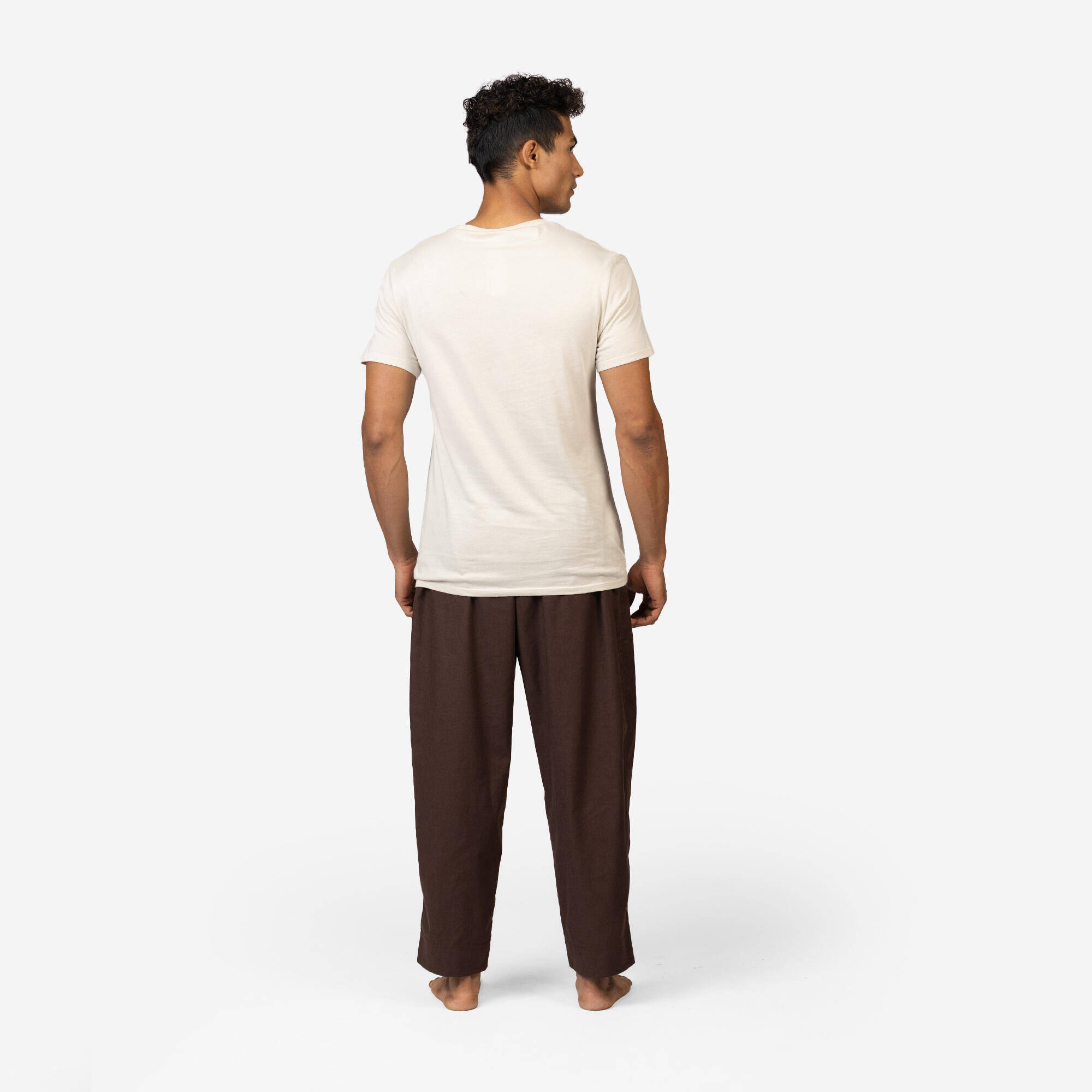 Men's Fitness Cotton T-Shirt 100 Sportee - Green -  3