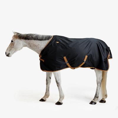Coperta leggera cavallo e pony ALLWEATHER 0g 600D nera
