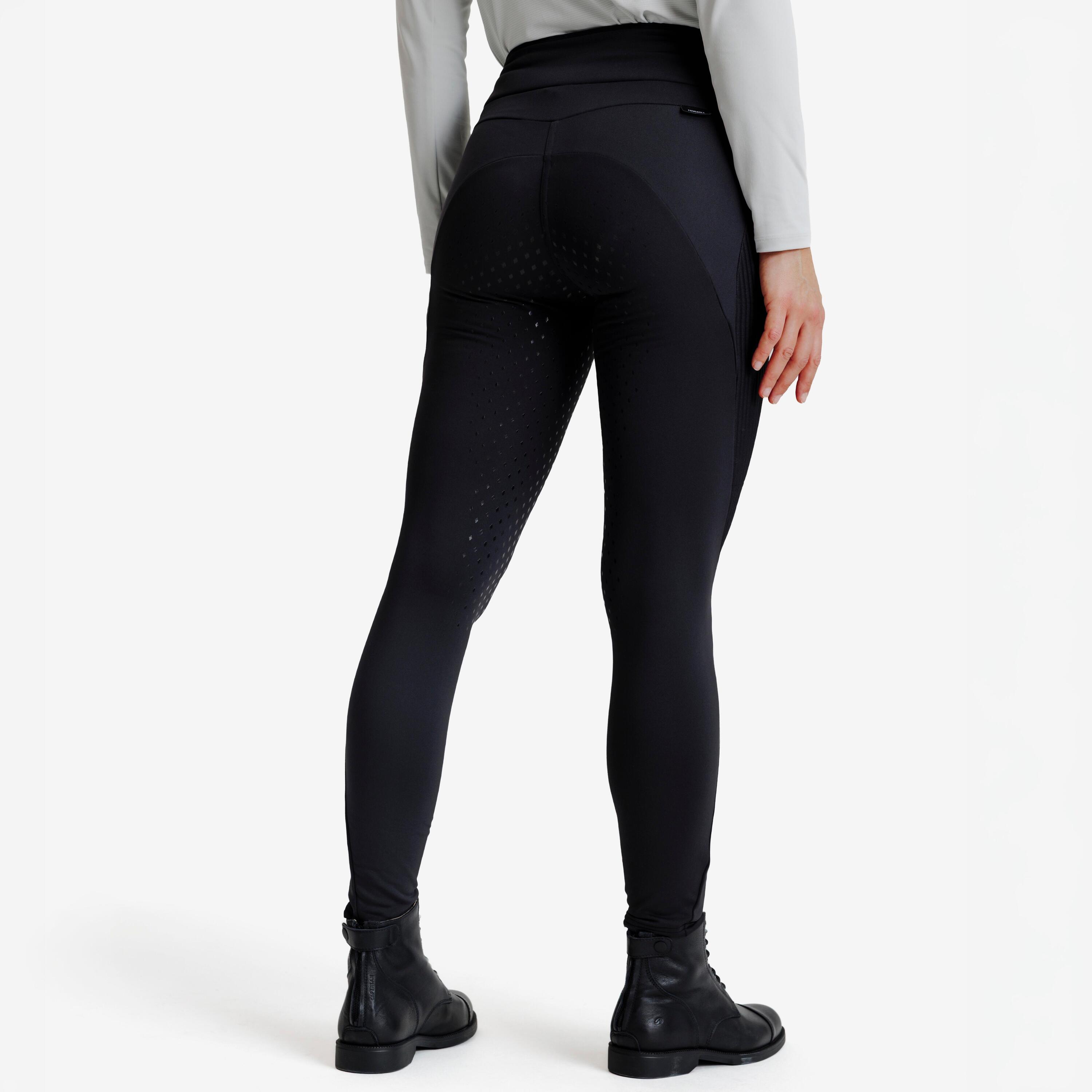 Women’s Warm Winter Riding Leggings Full Silicone Grip 7/8