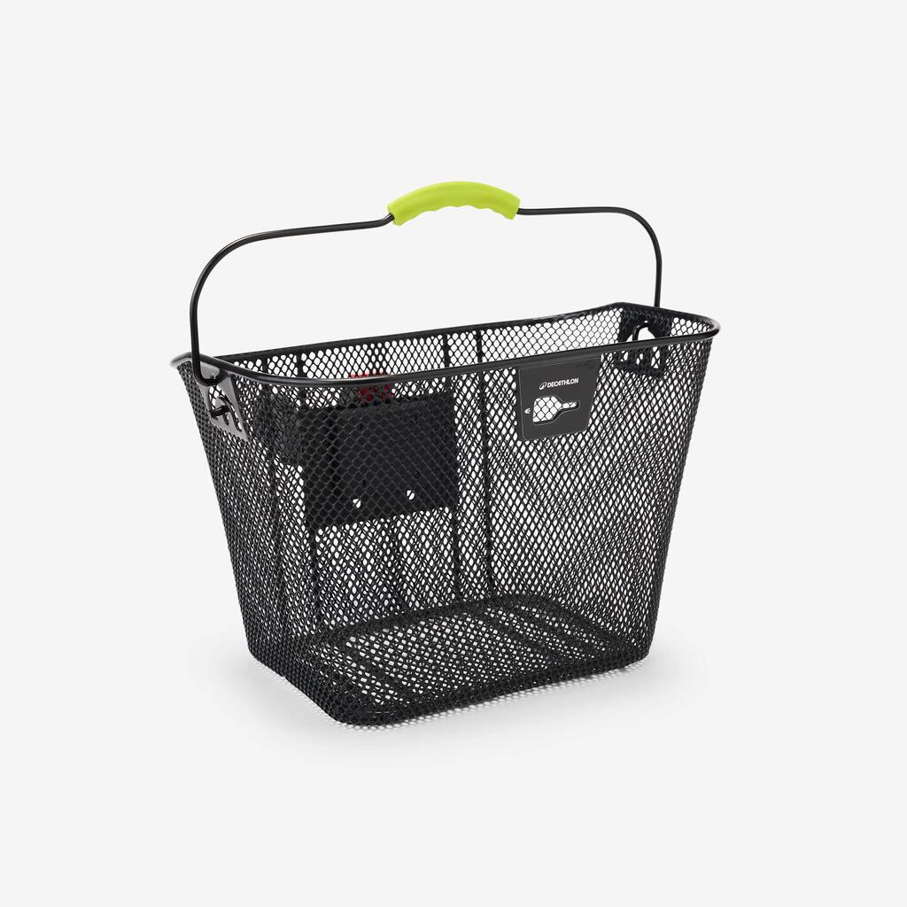 500 Front Bike Basket, 12 Litres, 20-32 mm Handlebar