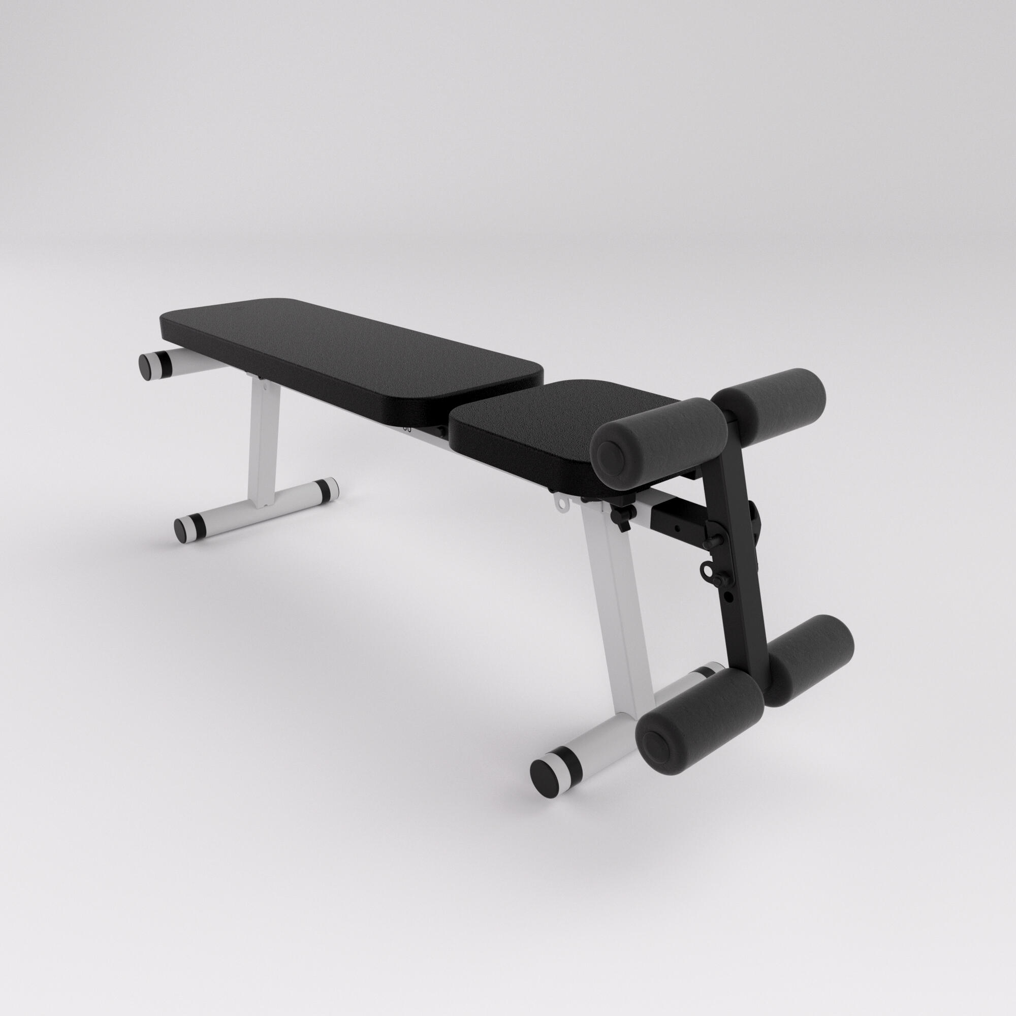 Banc de musculation pliable et inclinable, 500 - DOMYOS