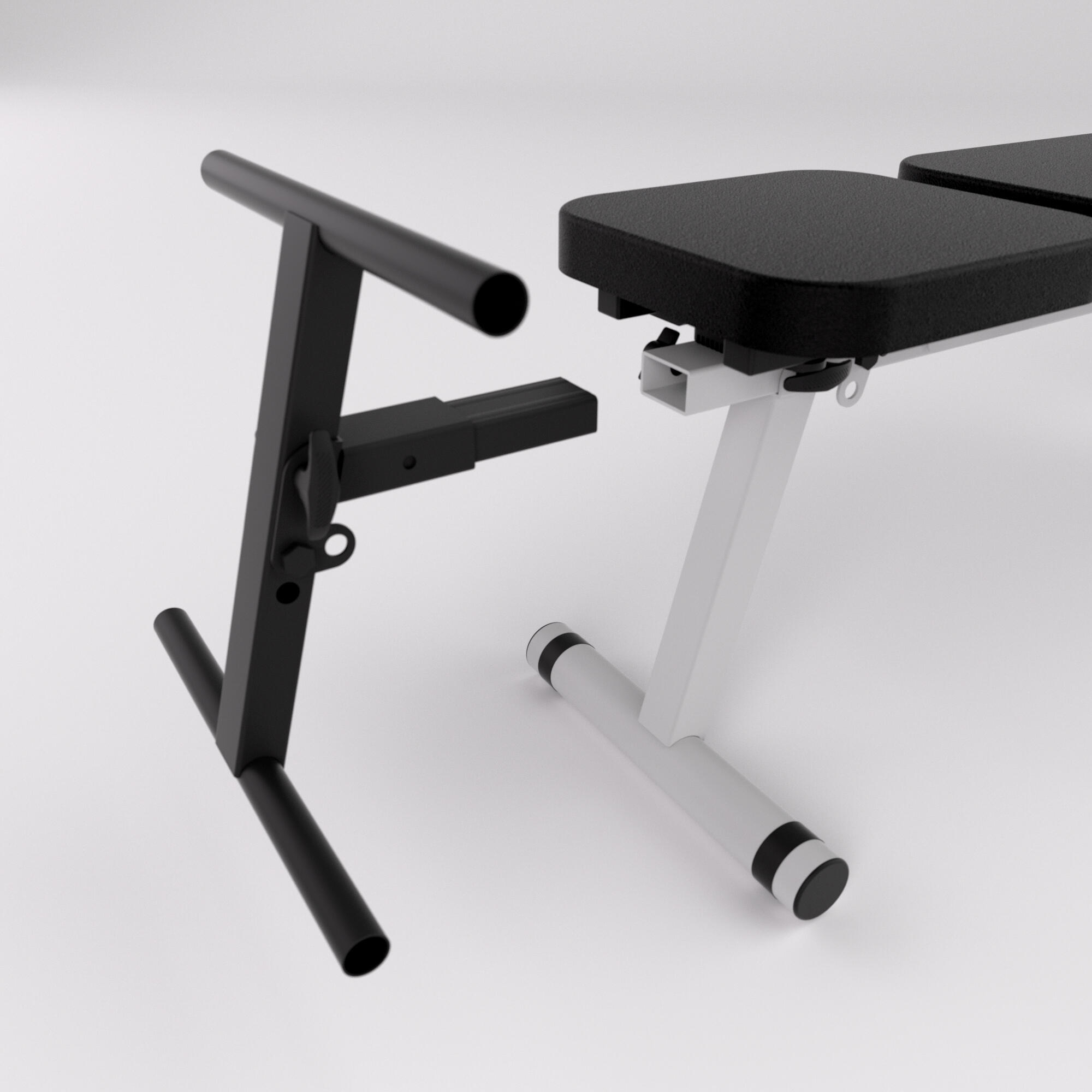 Banc de musculation pliable et inclinable, 500 - DOMYOS