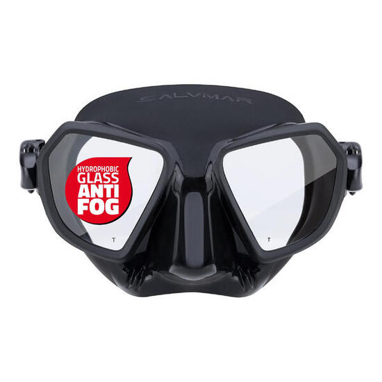 Maschera pesca sub anti fog Salvimar Hydrophobic Glass adulto