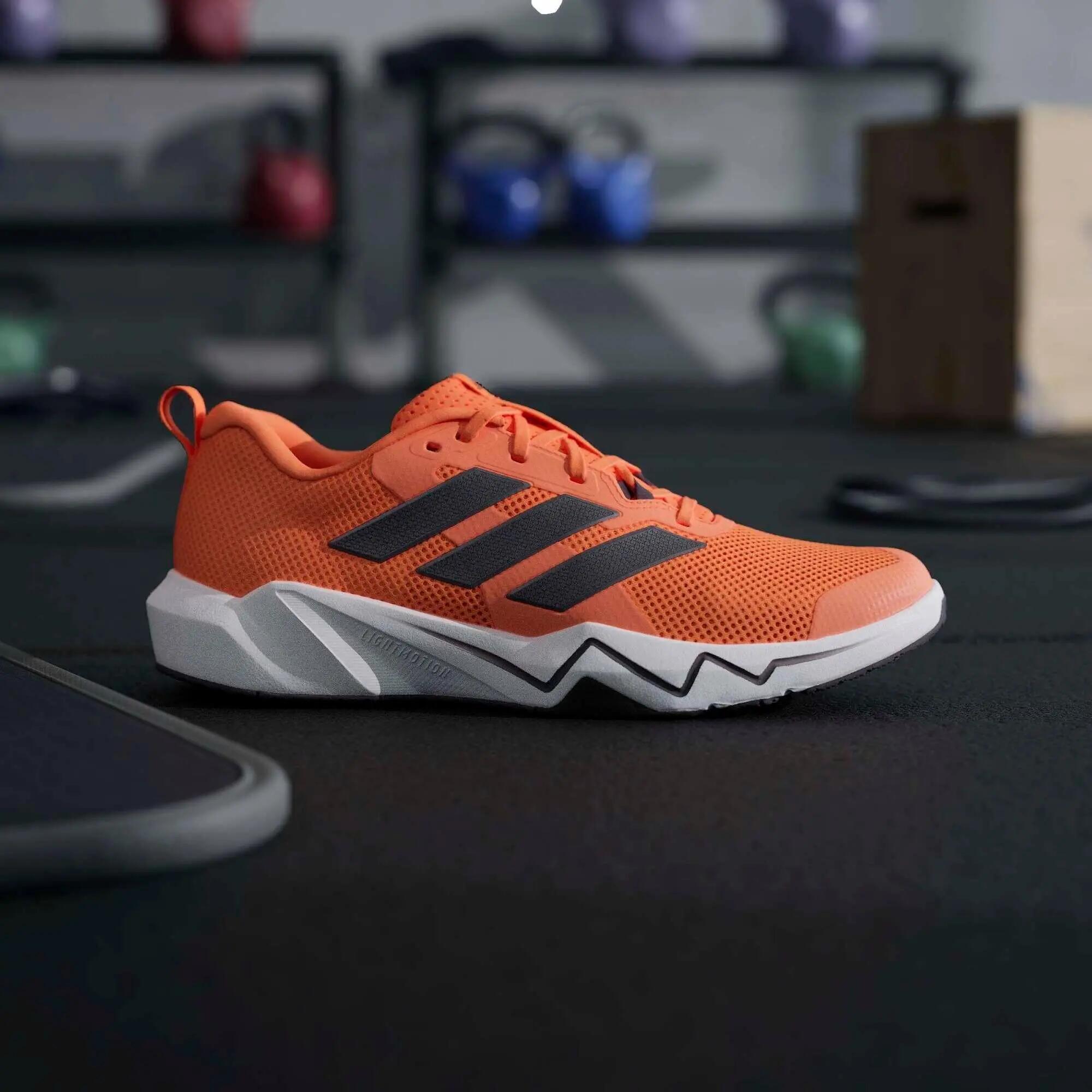 Tenis de entrenamiento multidireccional para Hombre Adidas Rapidmove Go Naranja 11/12
