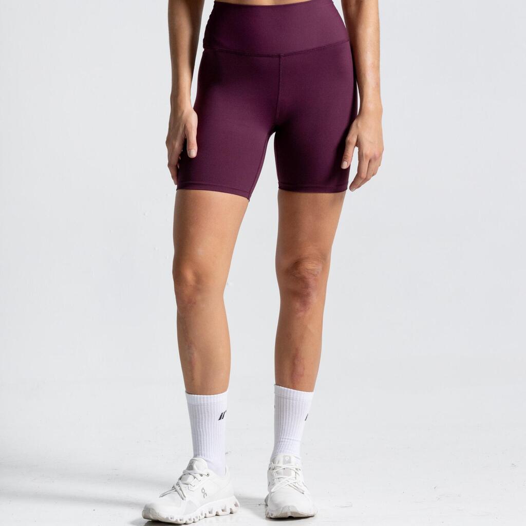 Short Vital de fitness elástico para Mujer Racketball - Vinotinto