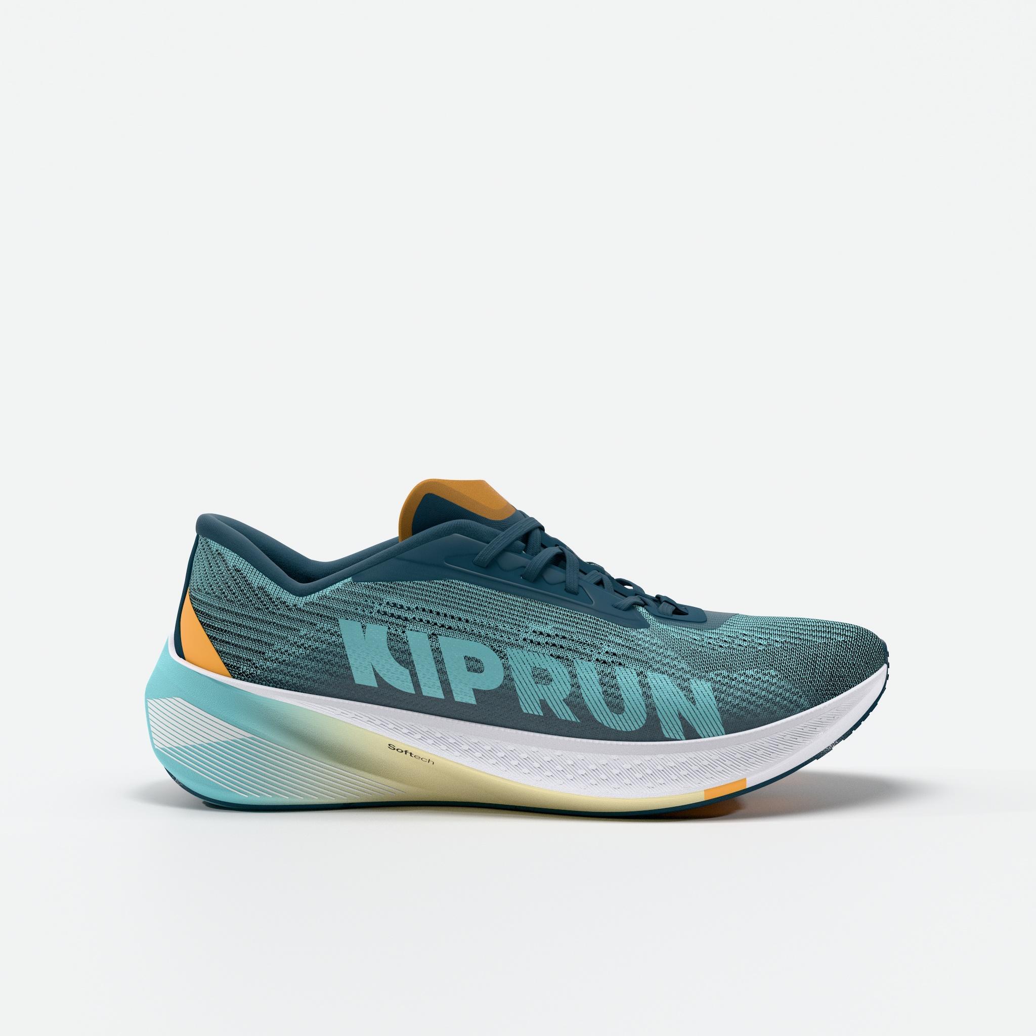 Chaussures running route polyvalente homme, Kiprun Kipcore premium, bleu