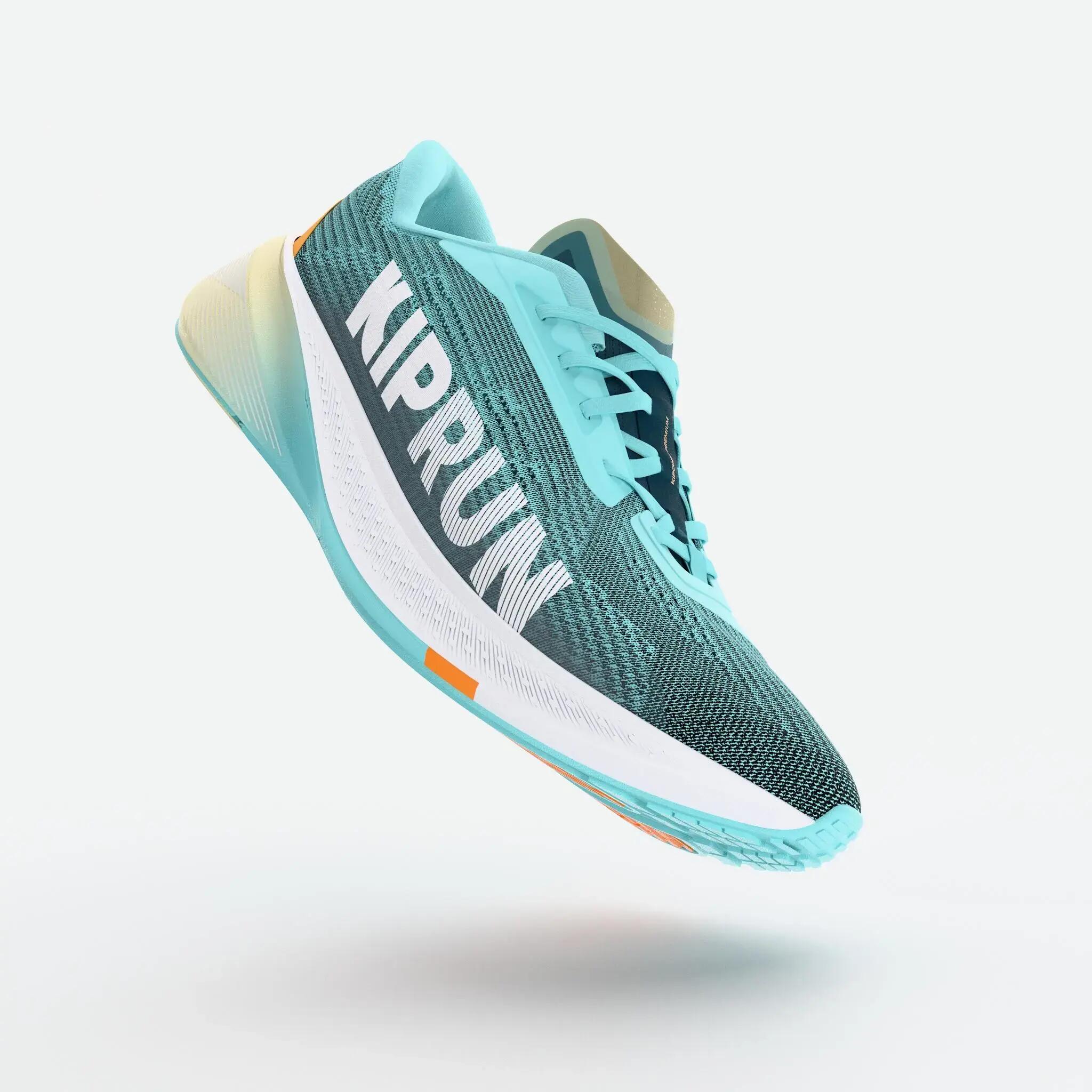 Women's versatile road running shoes, KIPRUN KIPCORE PREMIUM, Blue -  2