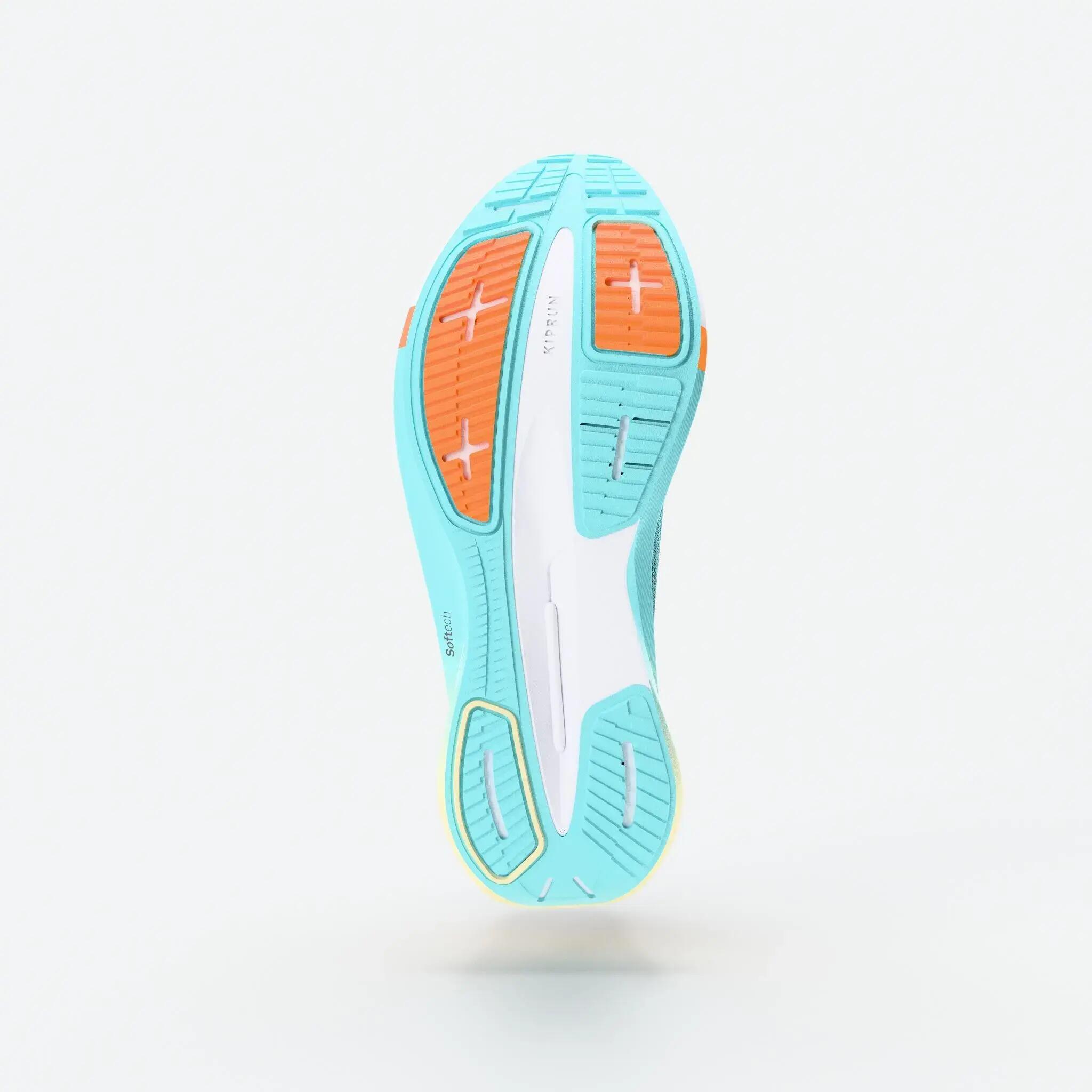 Women's versatile road running shoes, KIPRUN KIPCORE PREMIUM, Blue -  5