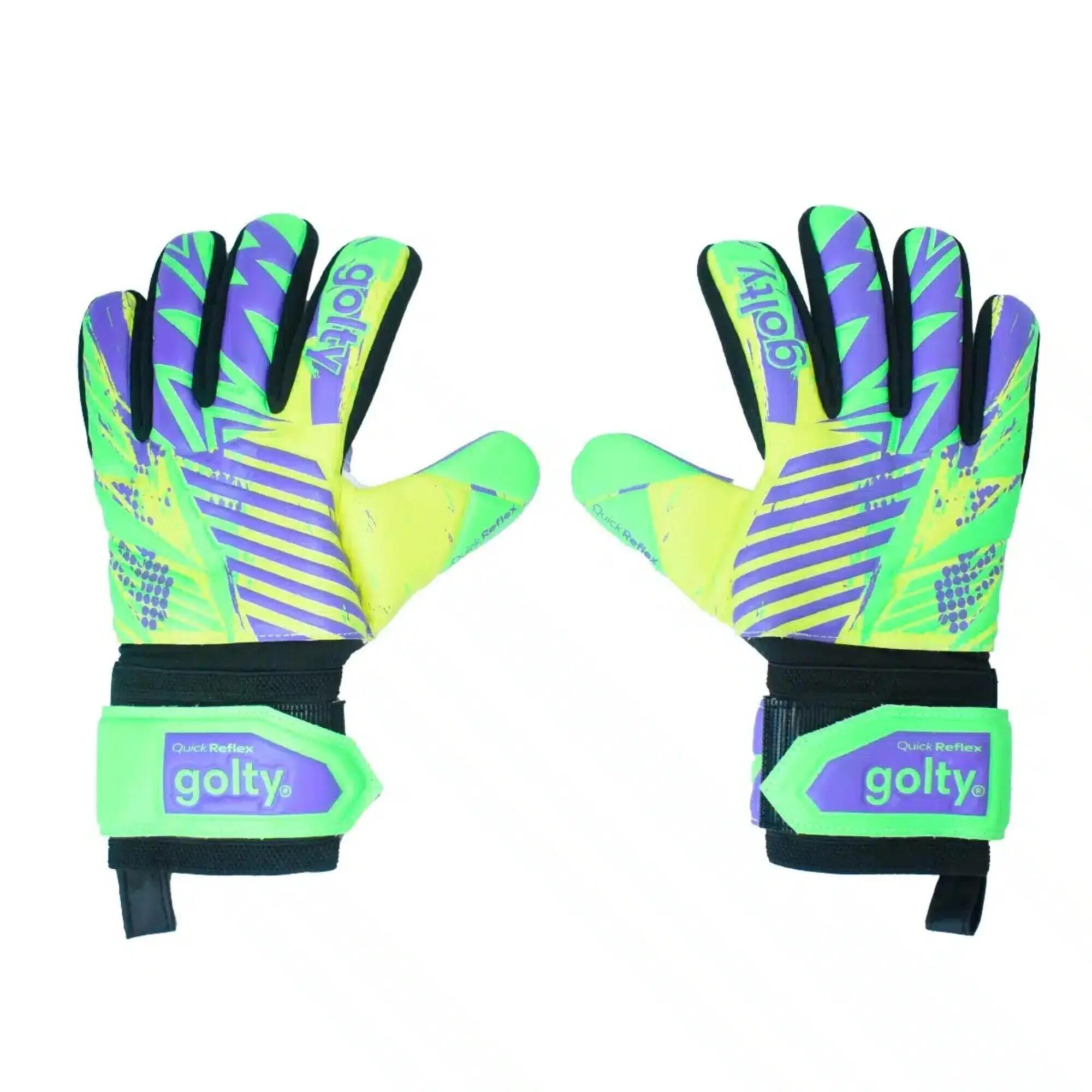 Guantes de fútbol de competencia Golty Quick Reflex - Amarillo 3/3