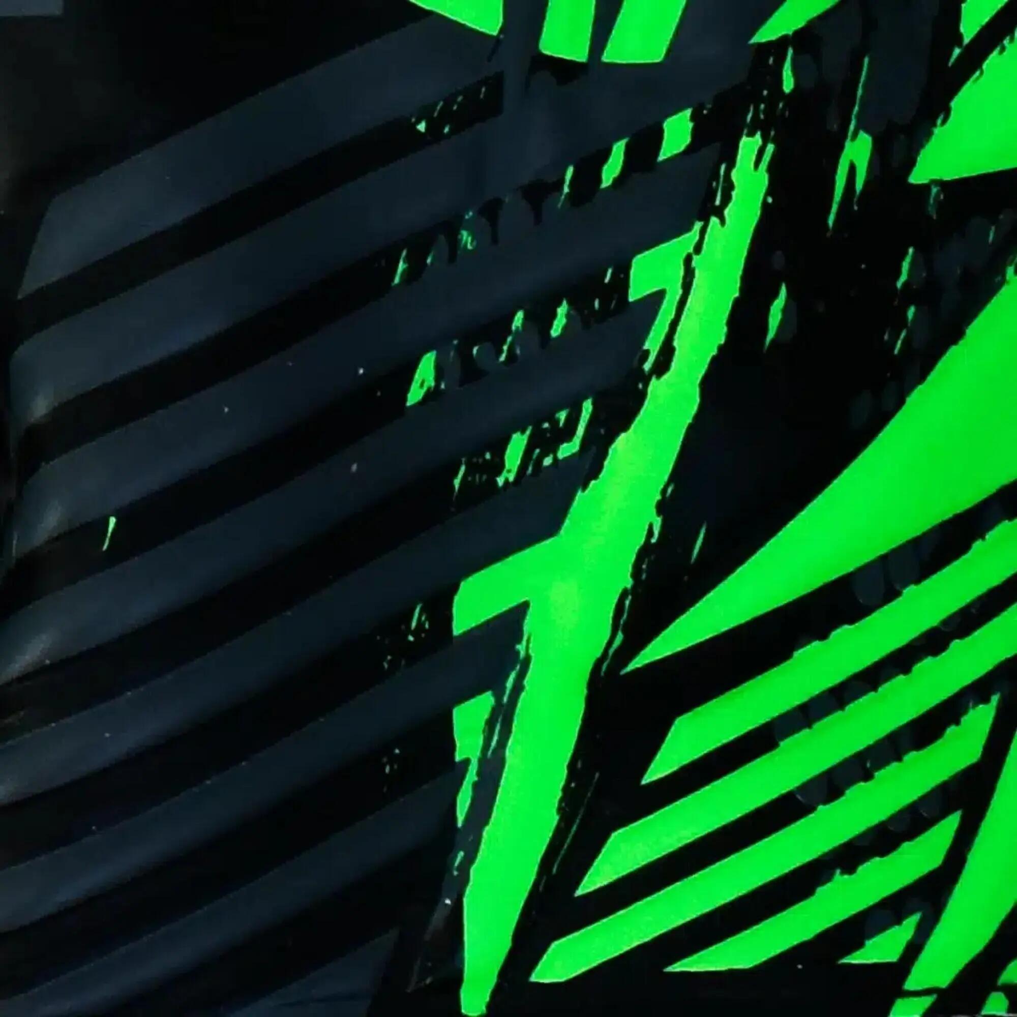 Guantes de fútbol de competencia Golty Quick Reflex - Negro Verde 2/3