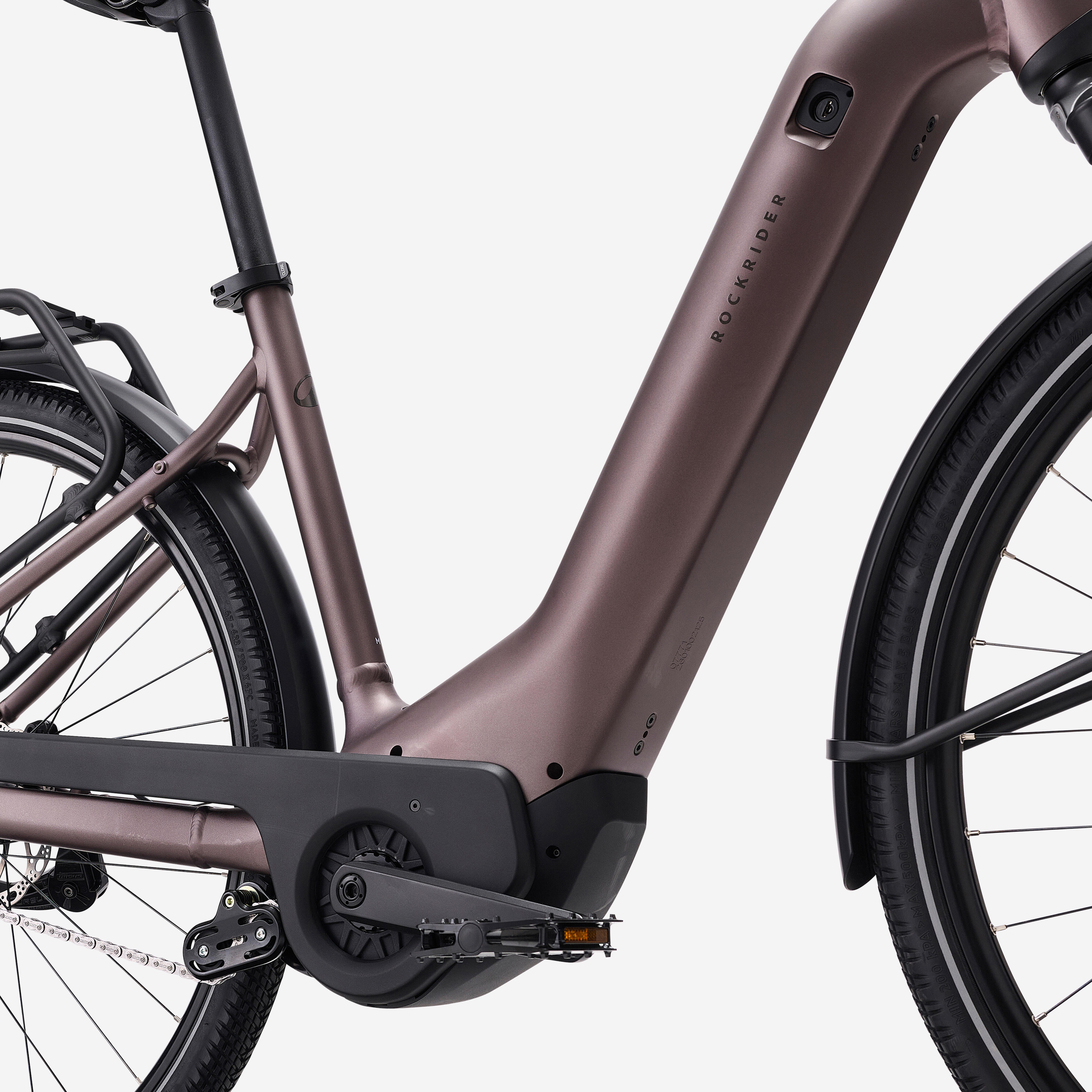ROCKRIDER Trekingový elektrobicykel E-ACTV 900 LF hnedý L · záber 5