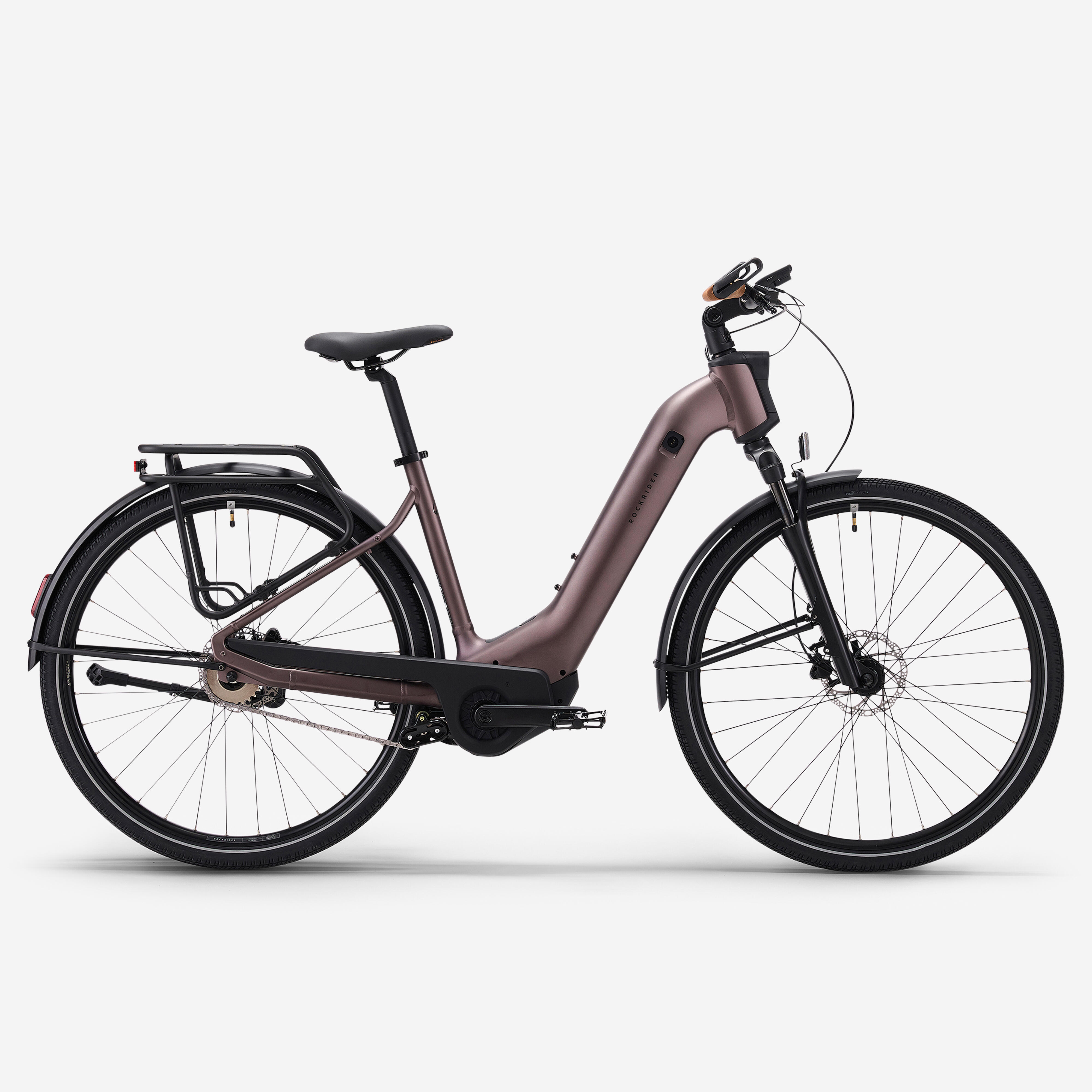 Vélo tout chemin électrique à moteur automatique owuru cadre bas, E-ACTV 900