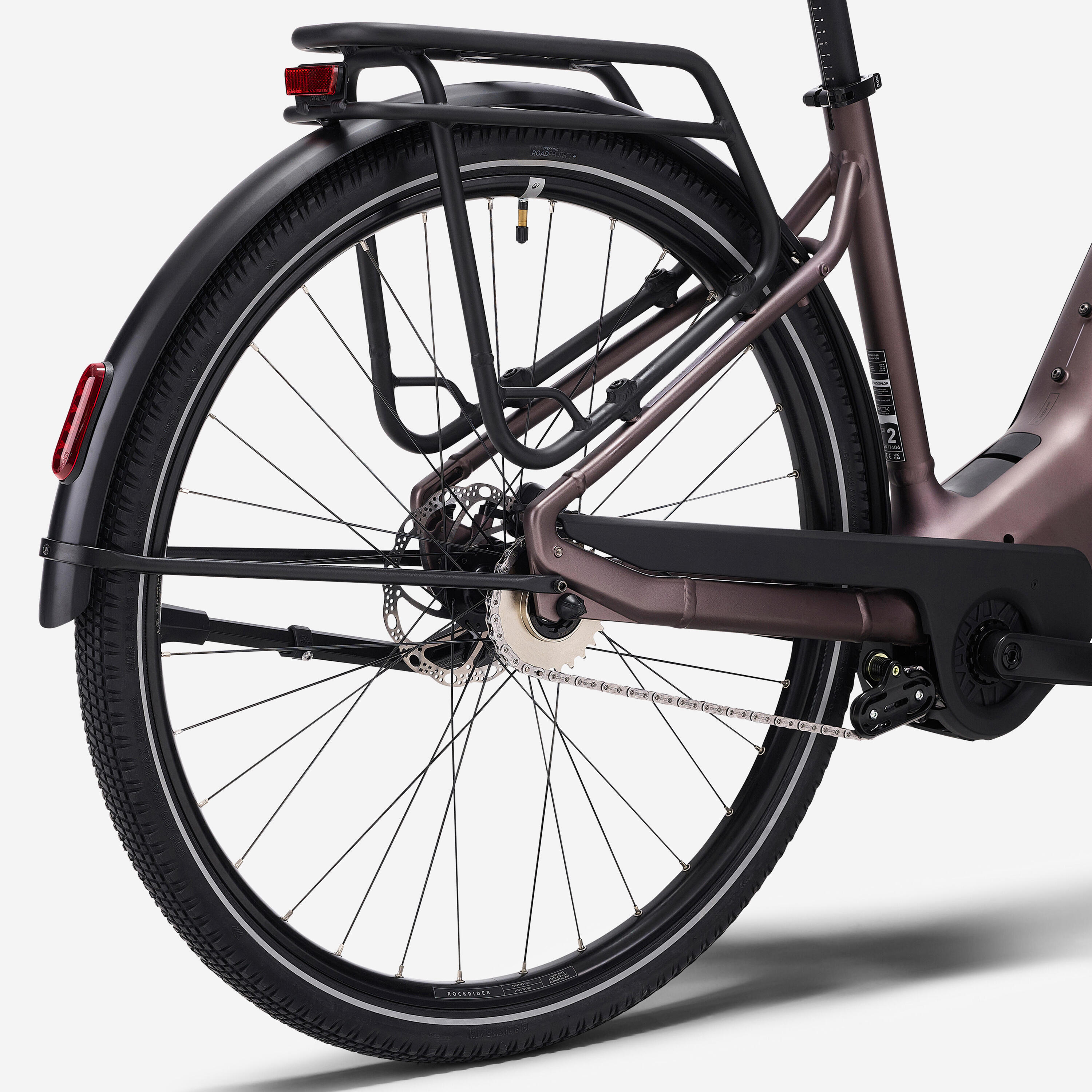 Vélo tout chemin électrique à moteur automatique owuru cadre bas, E-ACTV 900 5/6