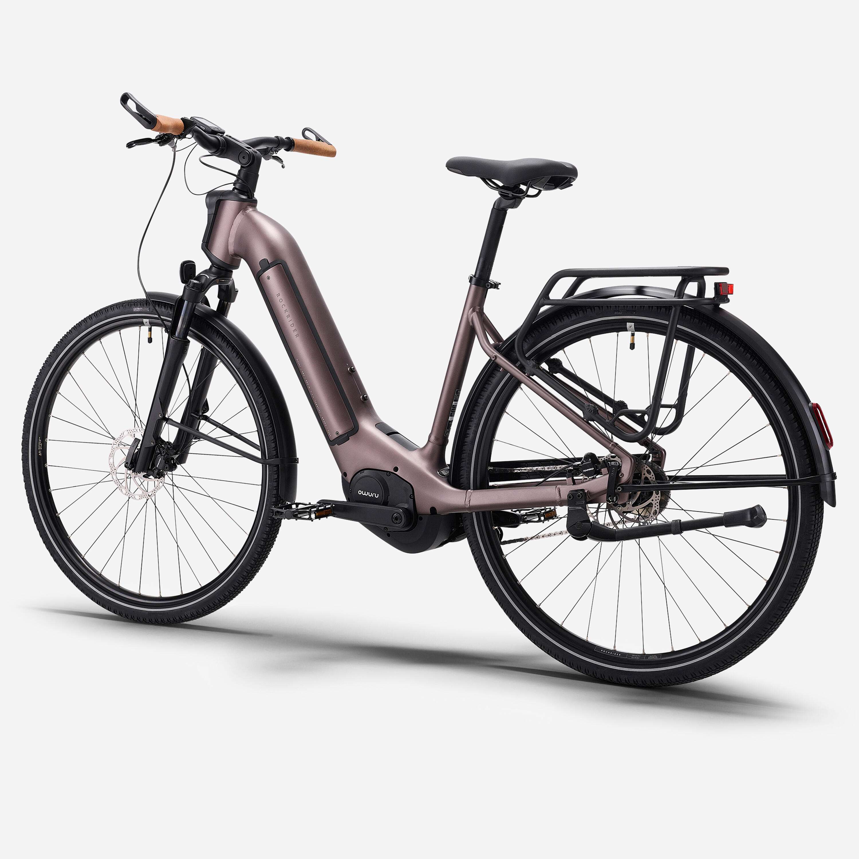 Vélo tout chemin électrique à moteur automatique owuru cadre bas, E-ACTV 900 3/6